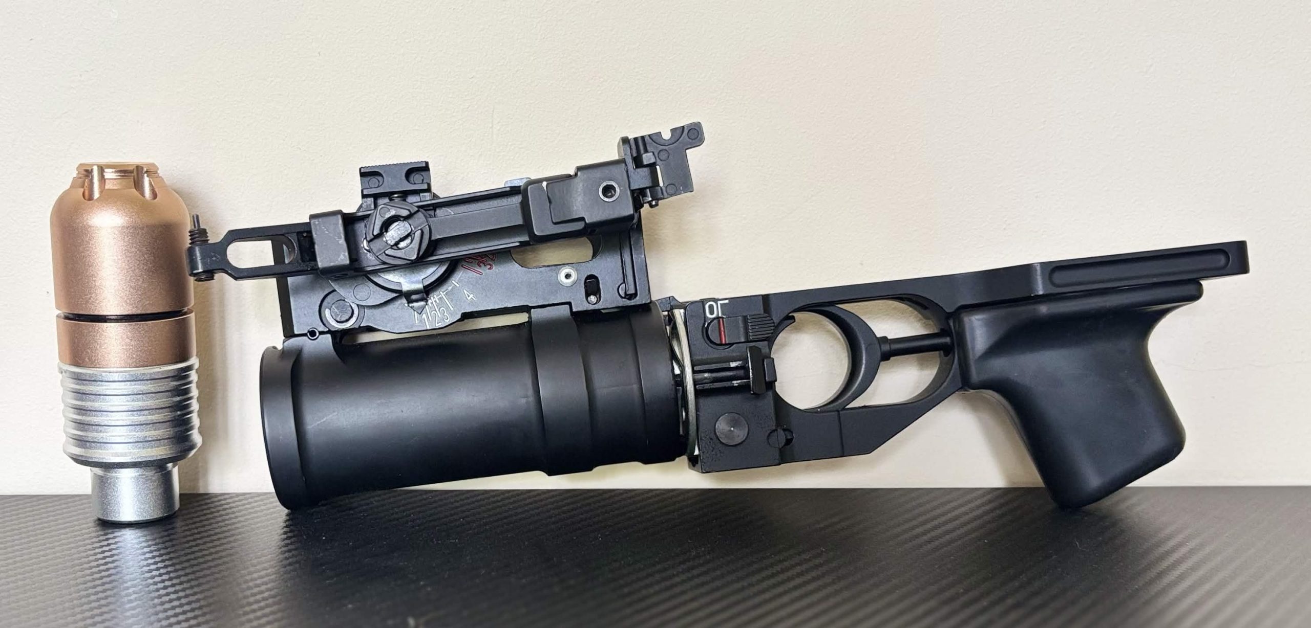 Lance Grenade K-55 noir et grenade 36 billes Double Bell