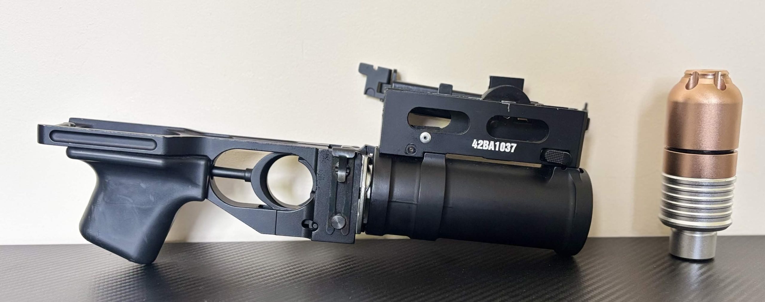Lance Grenade K-55 noir et grenade 36 billes Double Bell