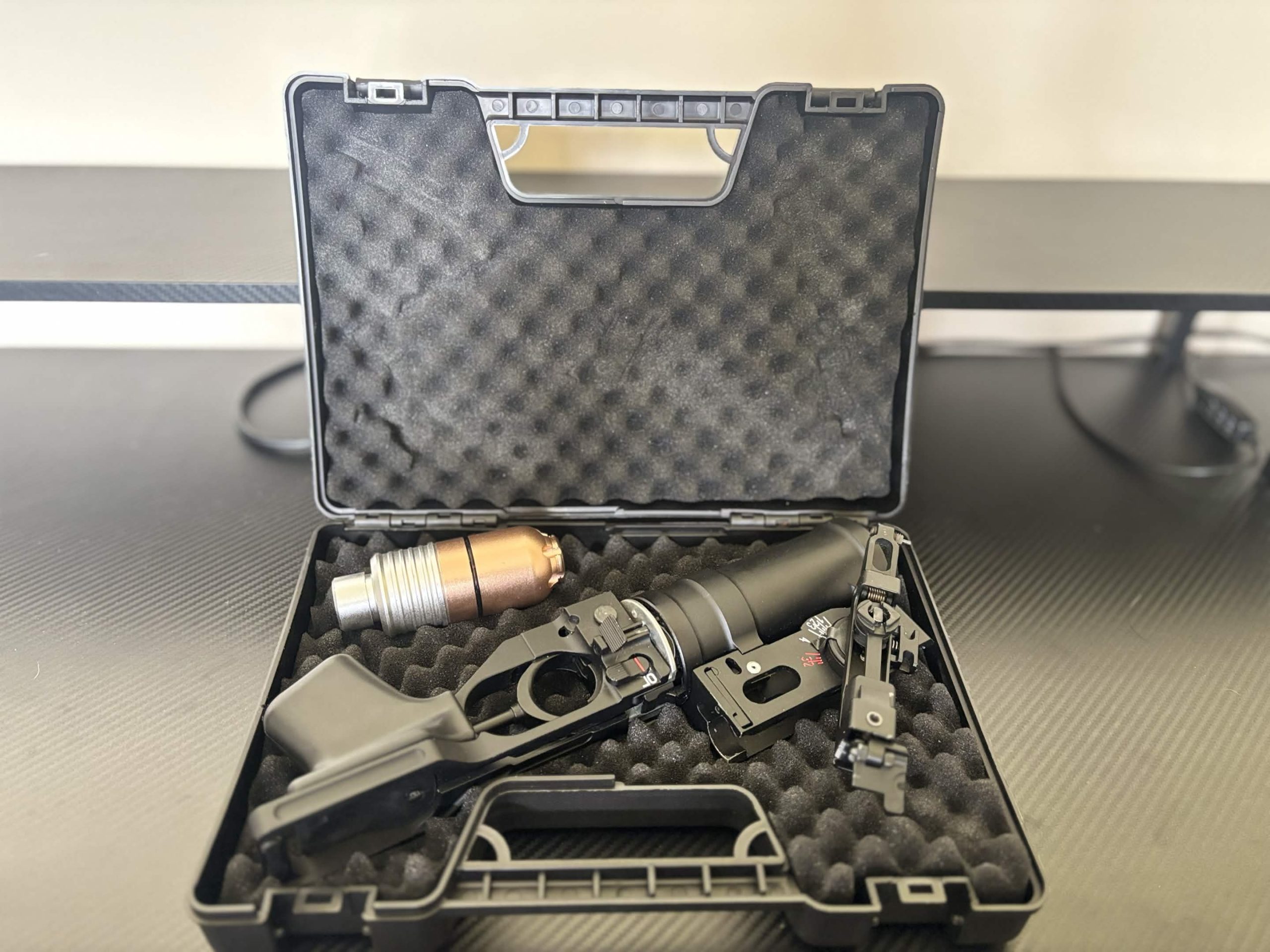 Lance Grenade K-55 noir et grenade 36 billes Double Bell