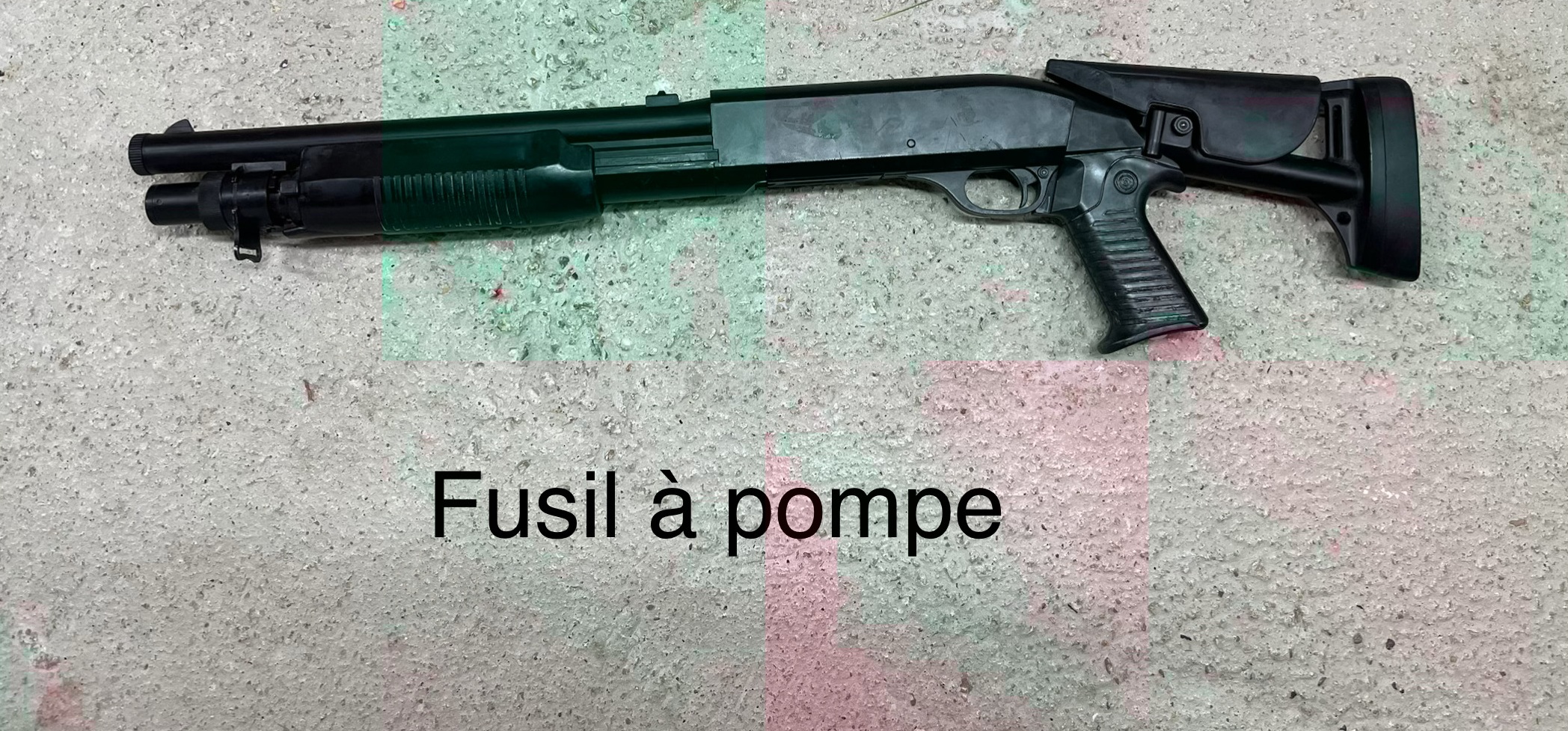 Fusil a pompe sas12 co2