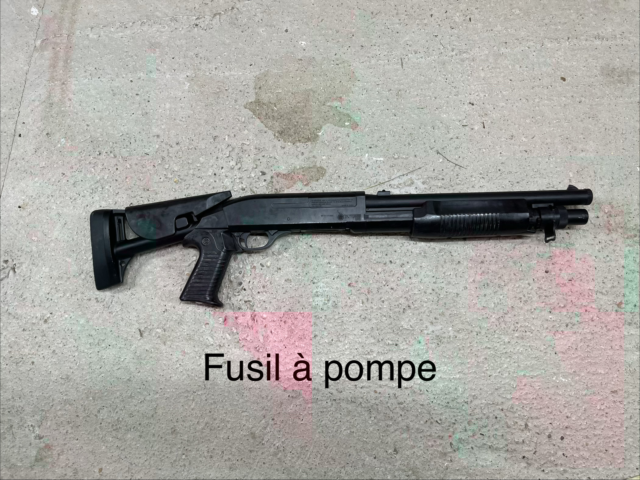 Fusil a pompe sas12 co2