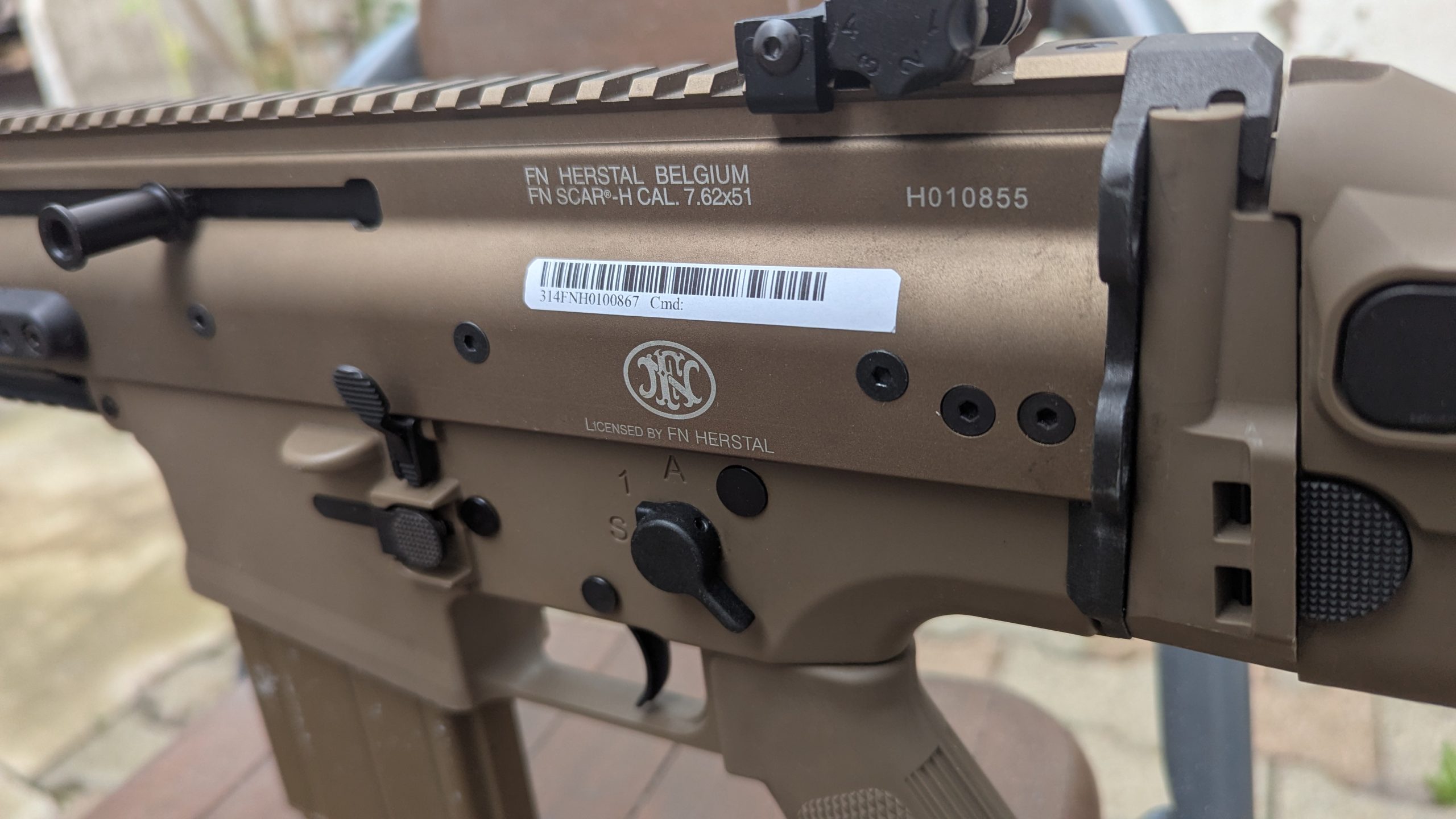 Sticker Label IUD Scar-H Scar-L Mk16/Mk17