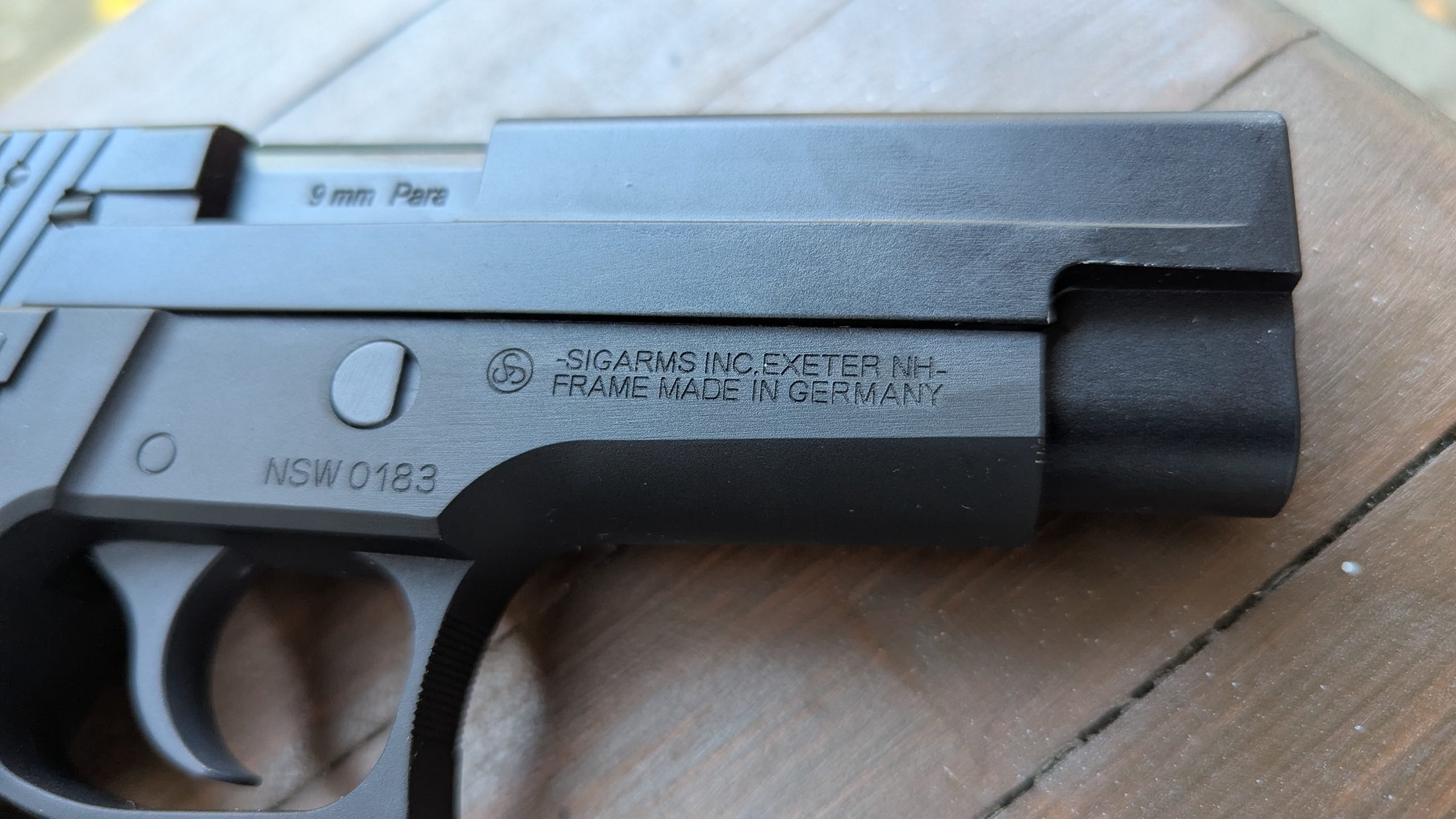Sig Sauer P226 marquage RS +3 chargeurs