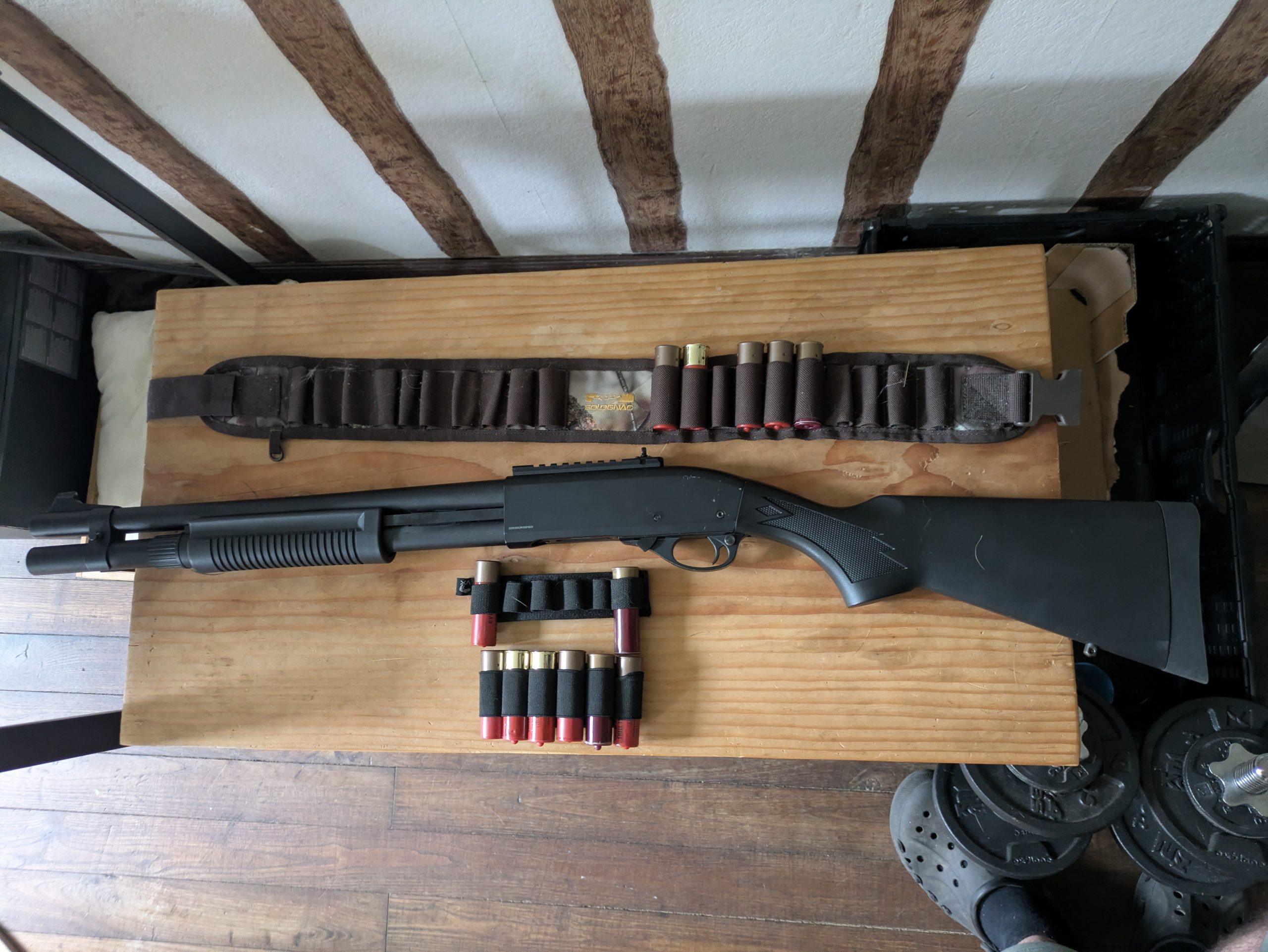 Fusil à pompe gaz