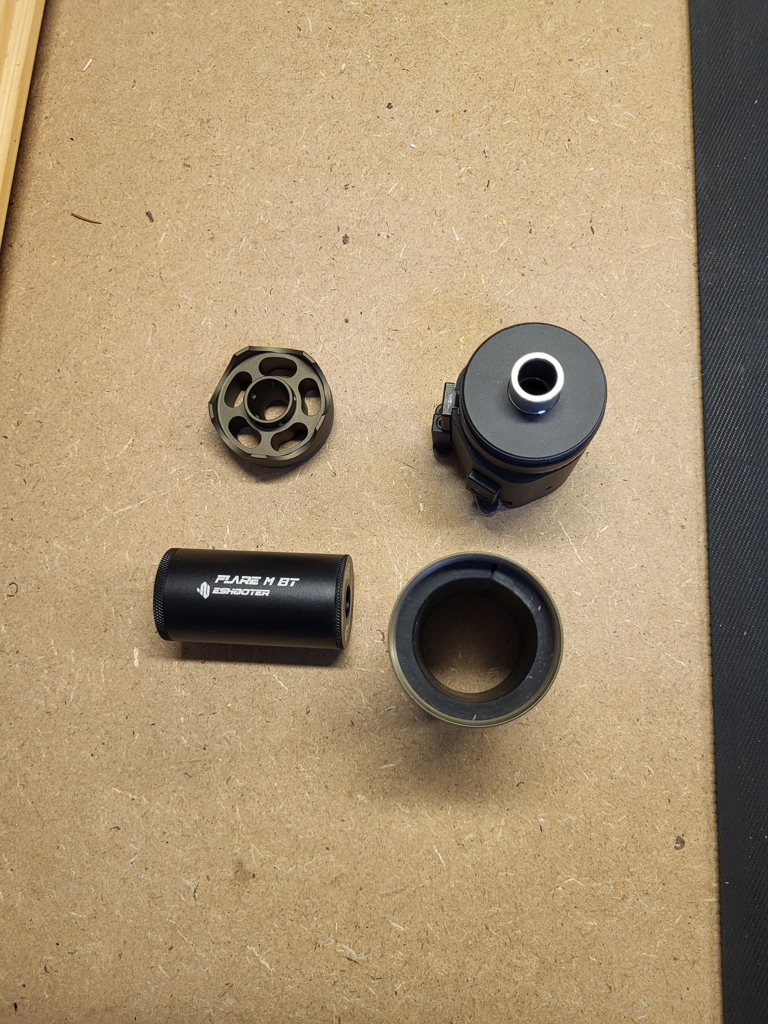 Silencieux QD ROTEX V COMPACT B&T Angry Gun avec Traceur