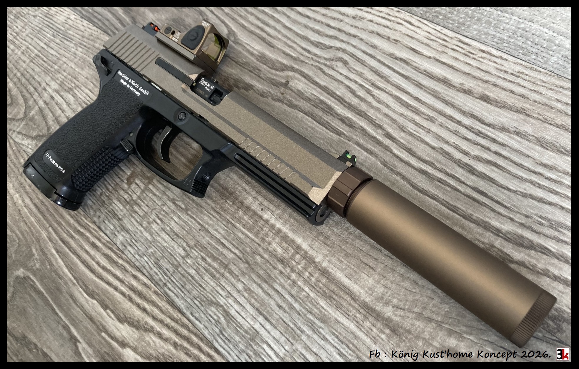 Hk Mk23 custom "Sex Pistol"