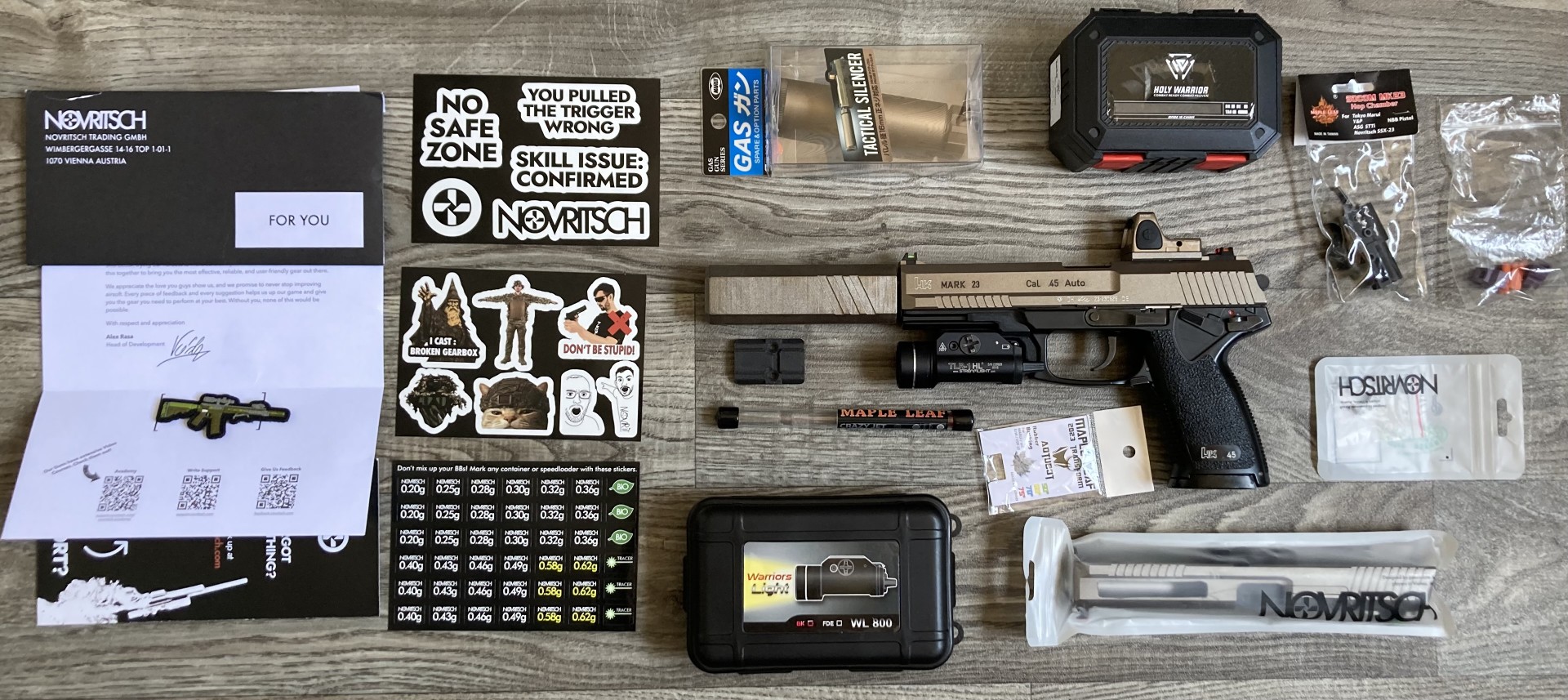 Hk Mk23 custom "Sex Pistol"