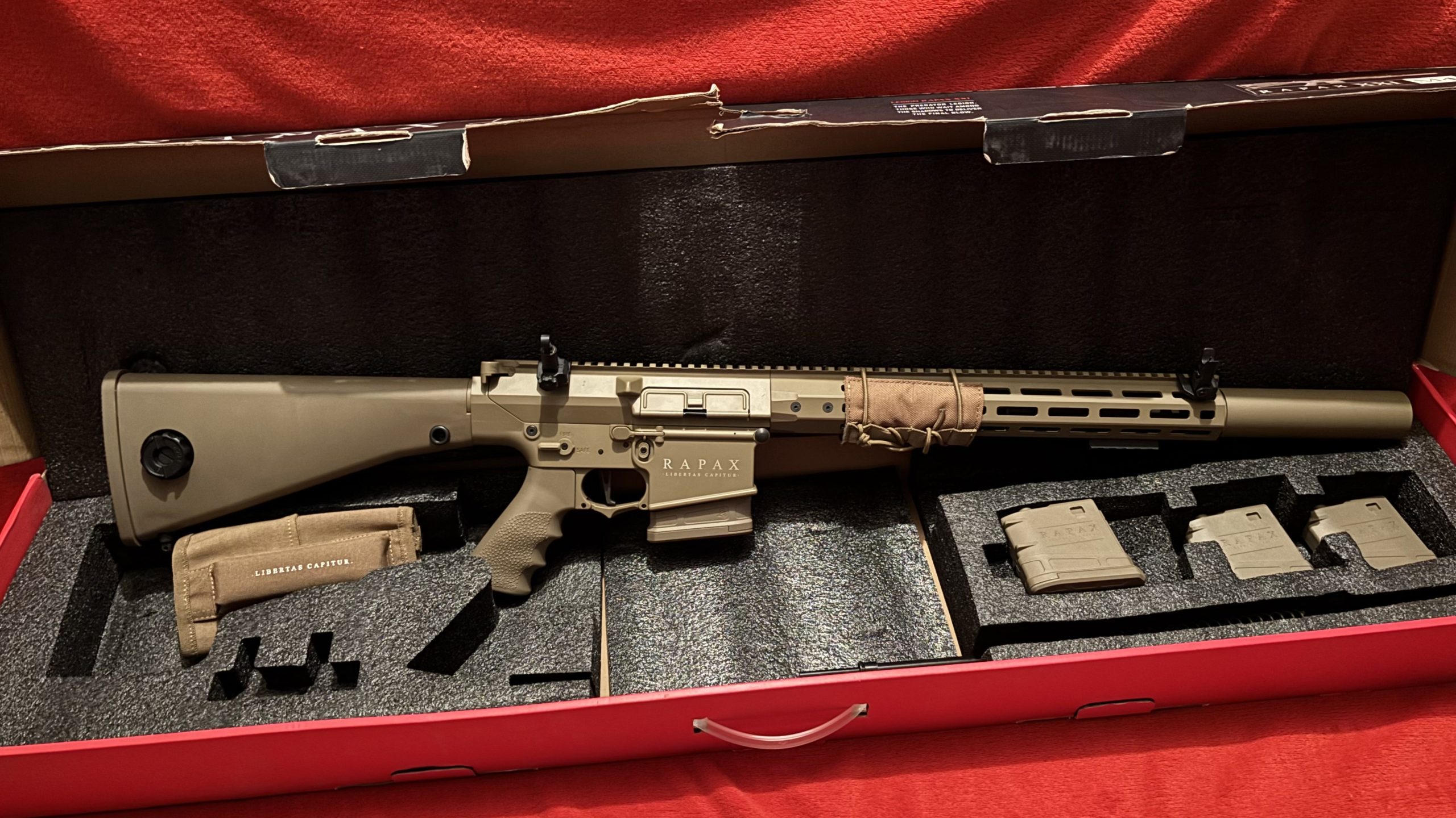 Rapax XXI m4 tan secutor
