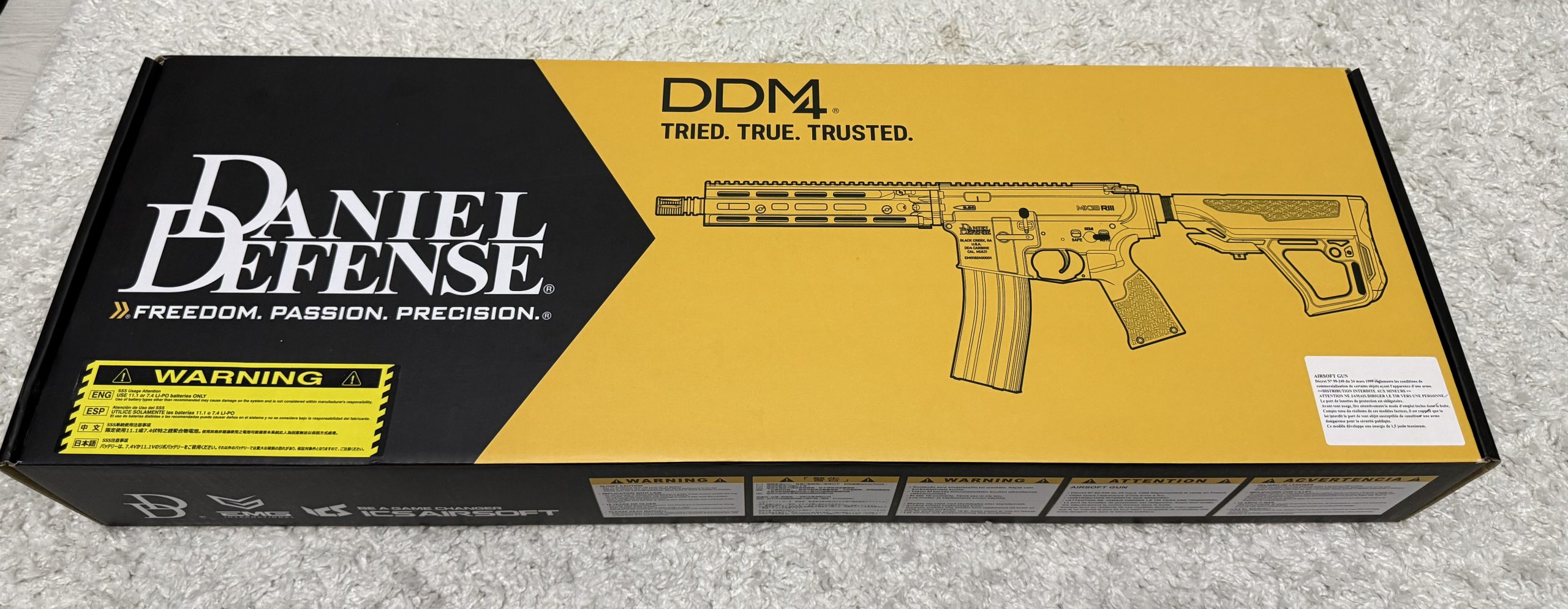 Réplique DD4 MK18 S3 EMG Daniel Defense Noir ICS