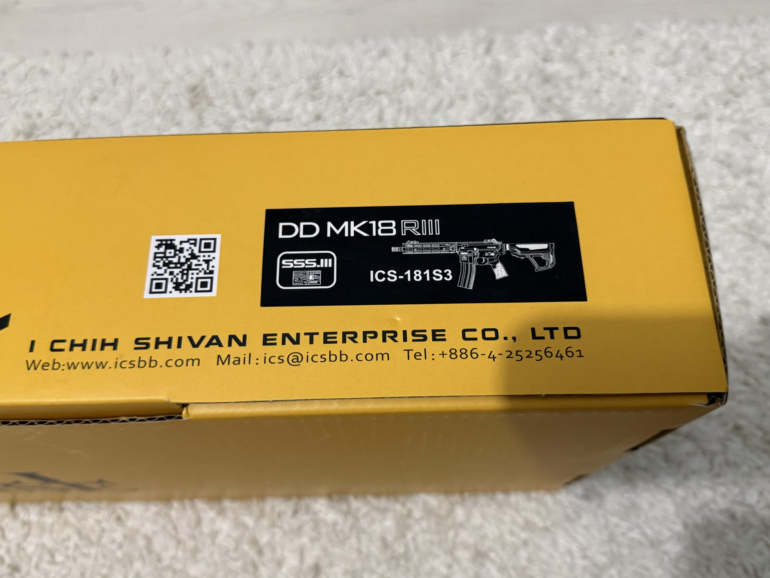 Réplique DD4 MK18 S3 EMG Daniel Defense Noir ICS