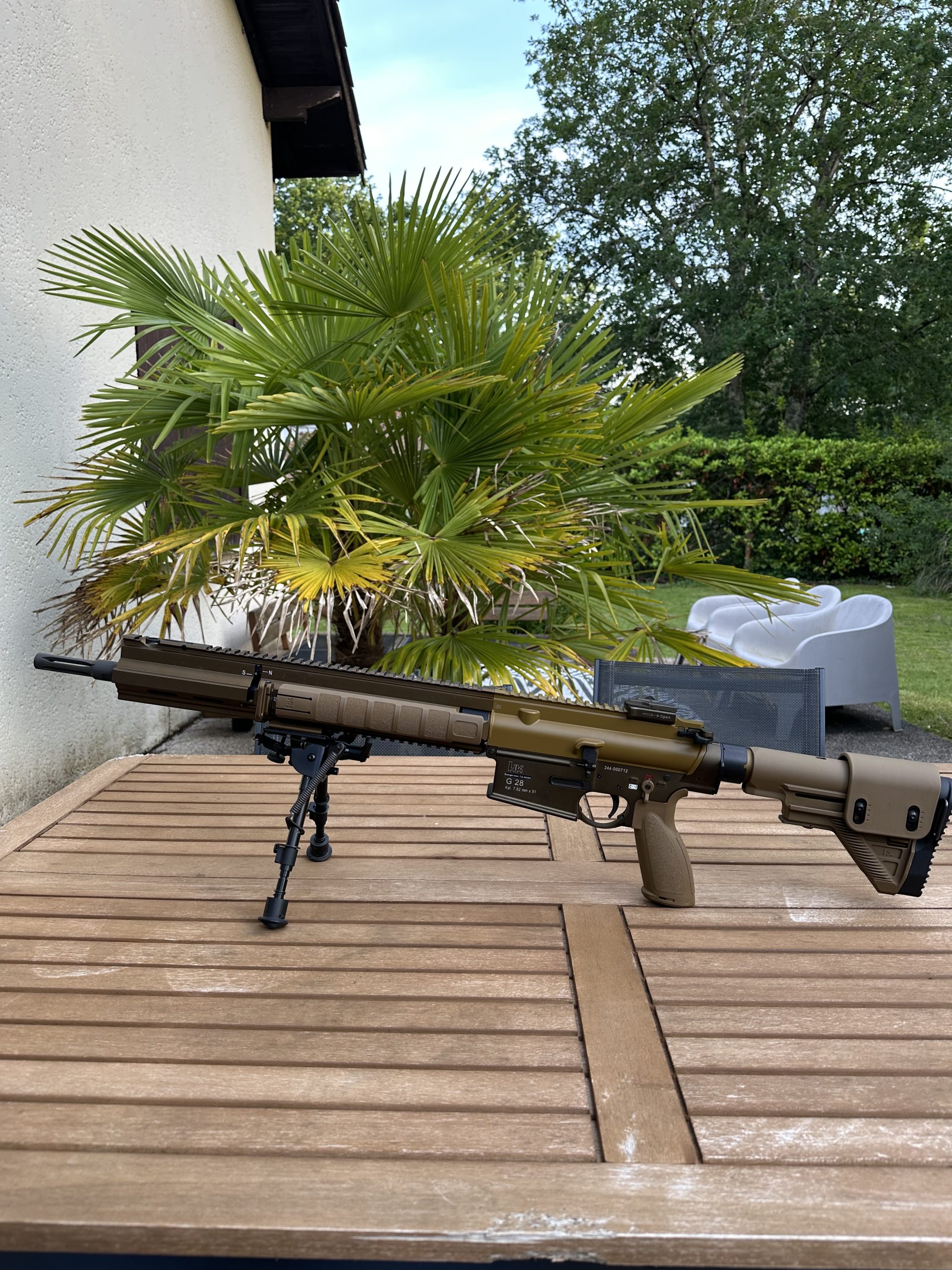 HK G28 GBBR – État proche du neuf – 2 chargeurs – Boîte d’origine