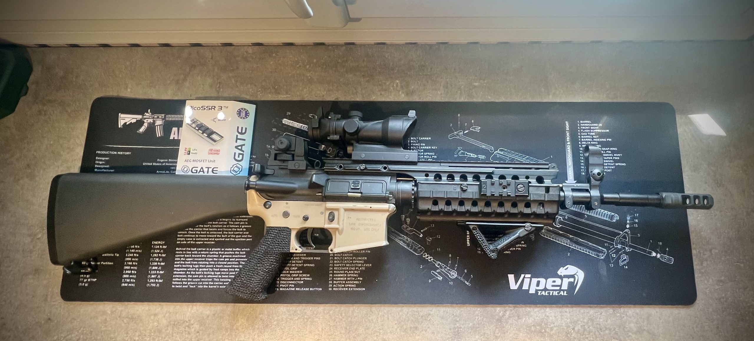 M4 – CQB « humiliator » 0,4joules