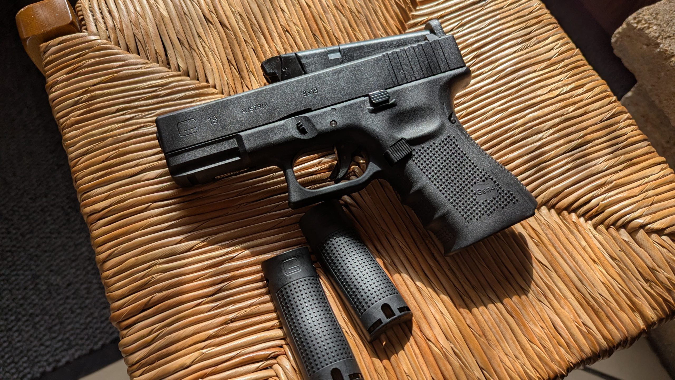 Glock 19 Gen4 avec Marquages