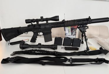 Pack – Fusil DMR Legion Rapax XXI M3 AEG Secutor — Noir