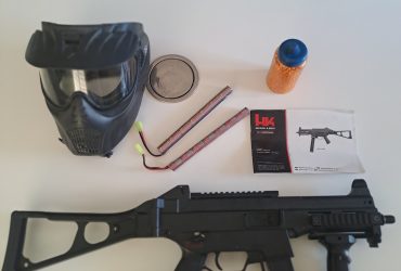 Airsoft réplique de HK 45 de Umarex avec équipement