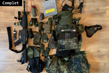 Matos complet airsoft (réplique + gear)