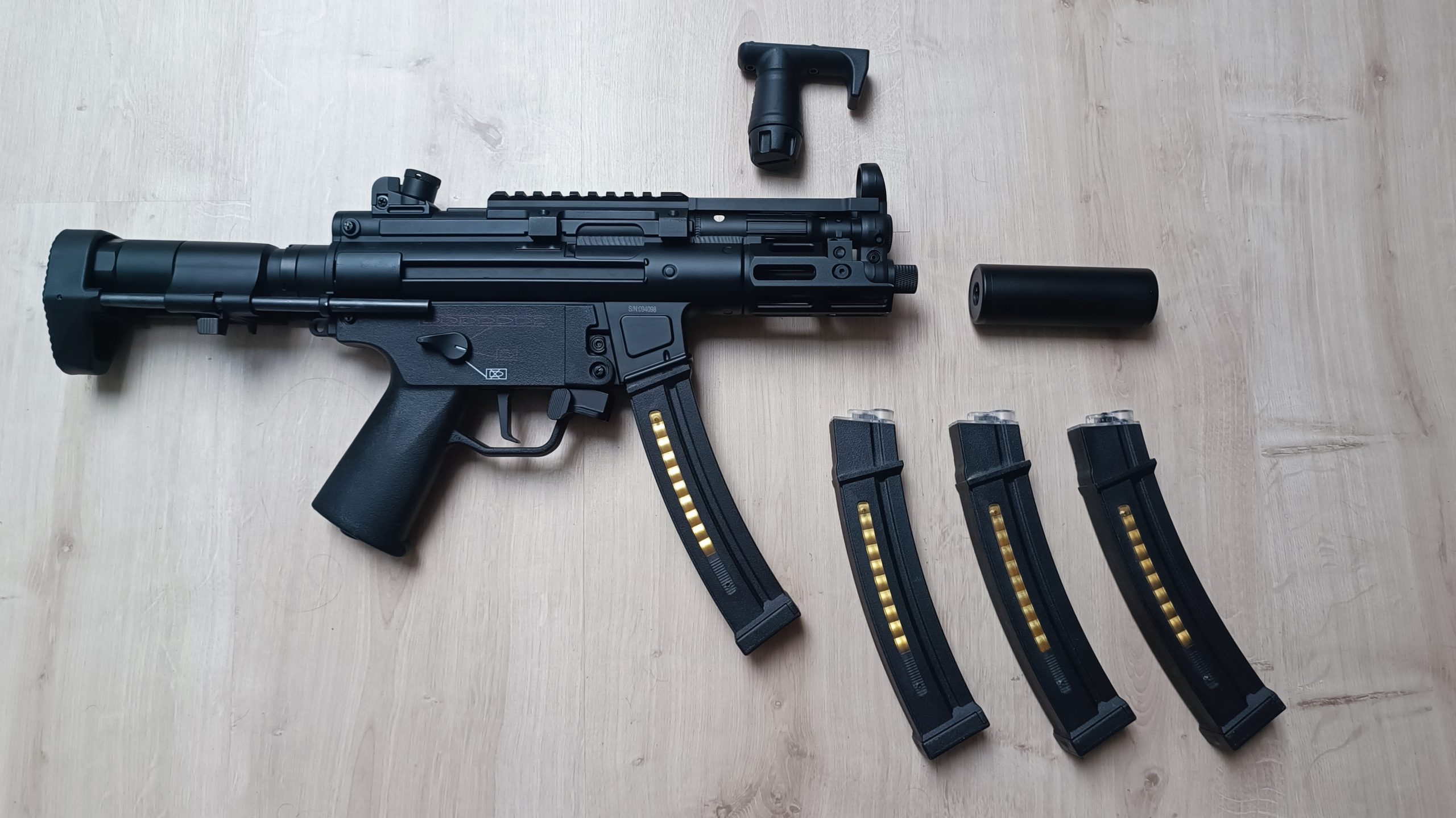 MP5K CYMA Platinum full upgrade