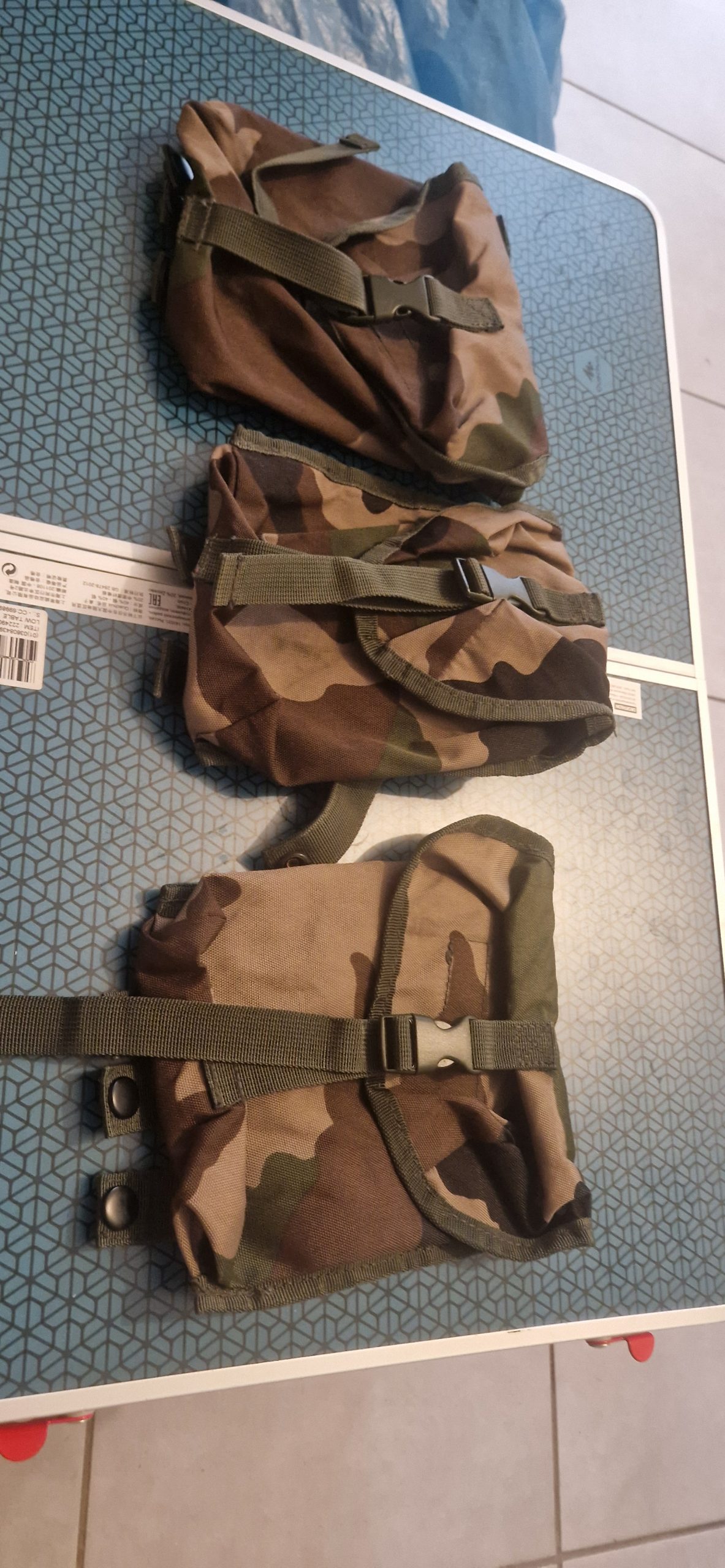 3 poche système molle