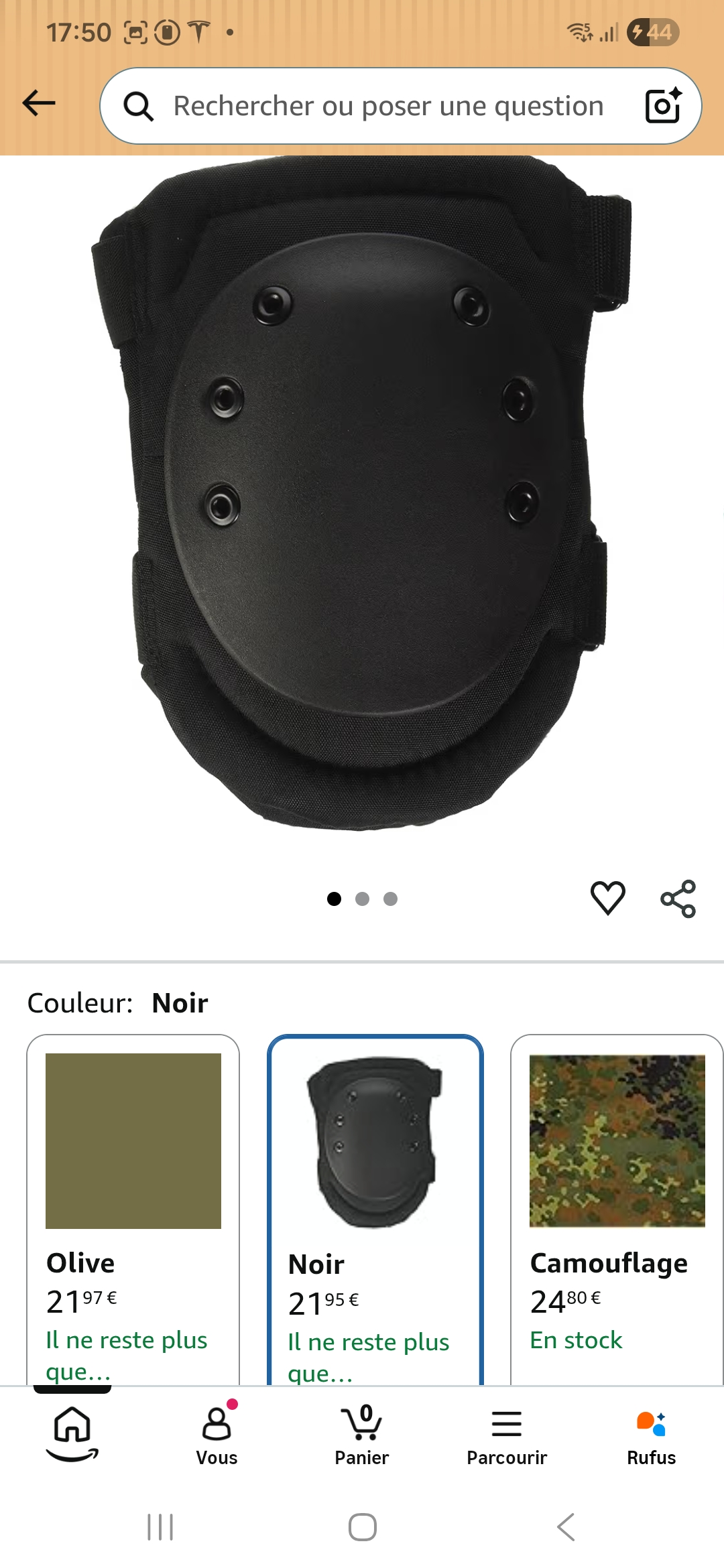 genouillère mil-tec