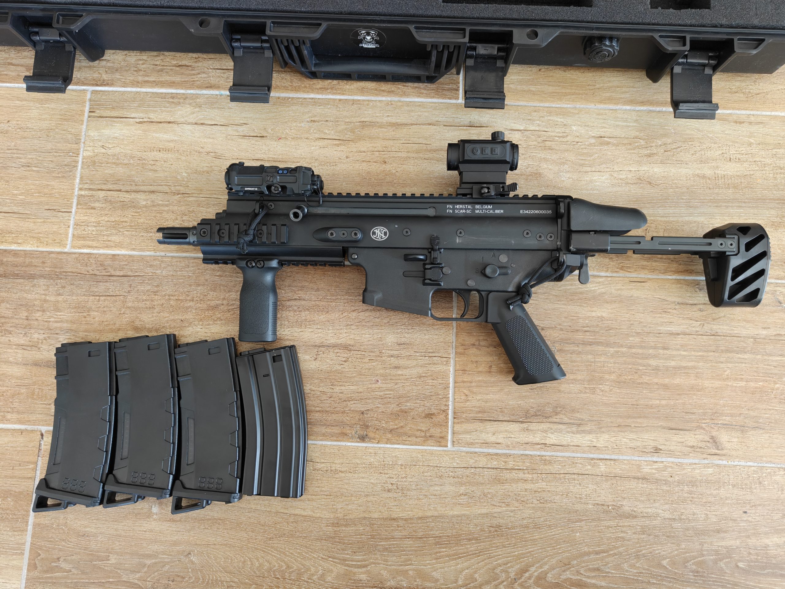 FN Scar SC Bolt + Leviathan bluetooth + malette