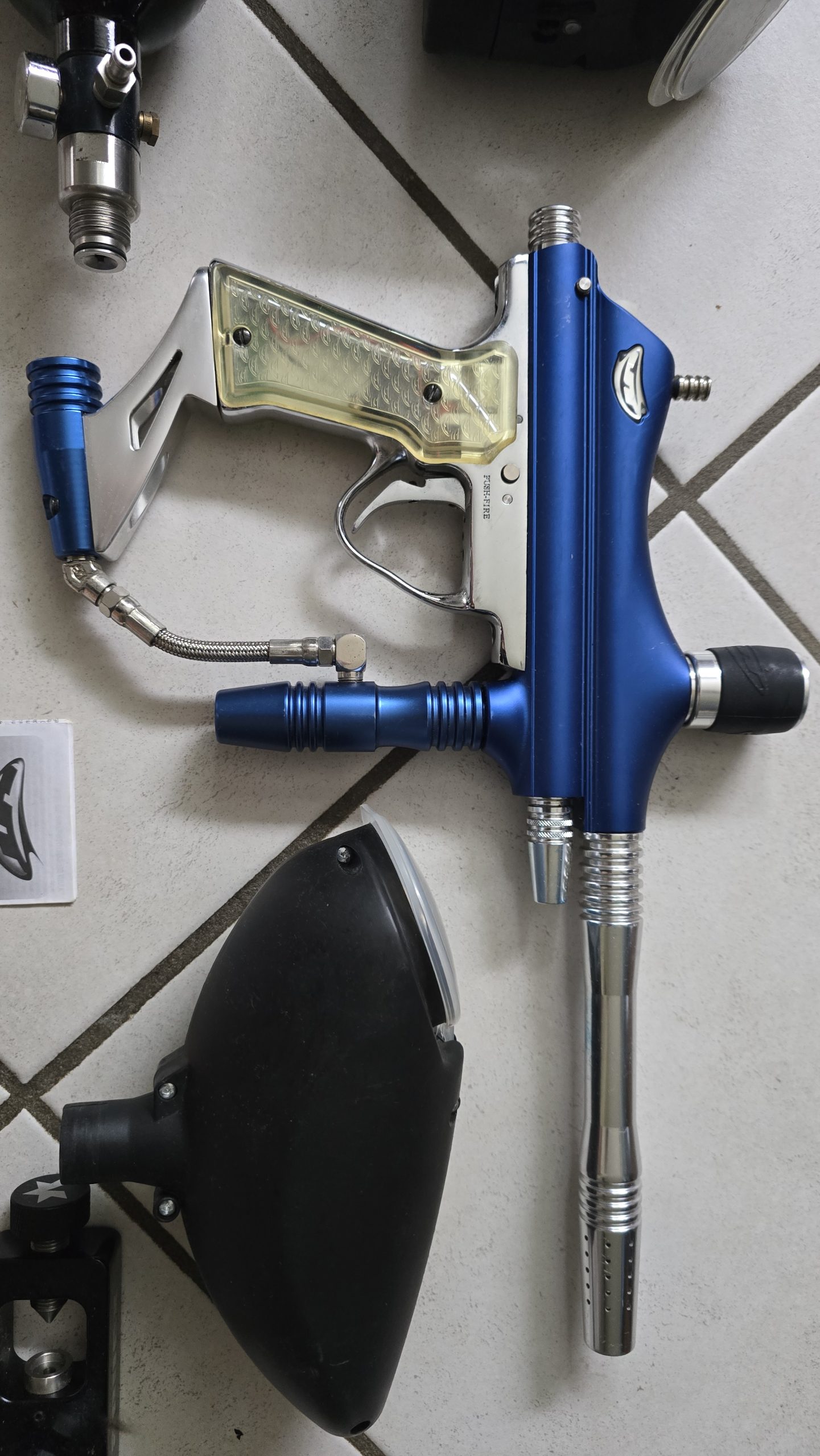paintball complet JT Tetra Electronic Grip Marker