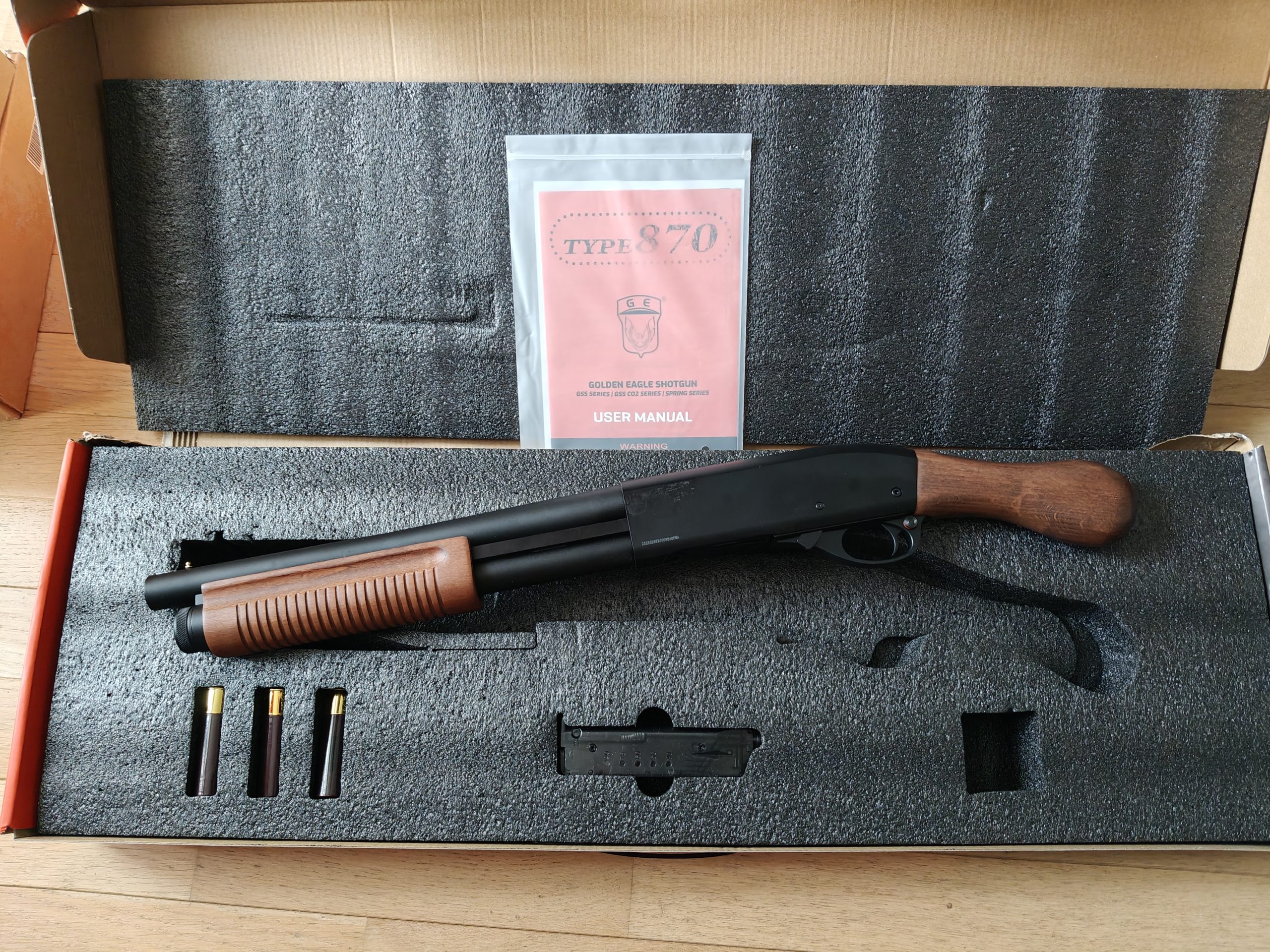 Fusil à pompe à gaz Type 870 Golden Eagle