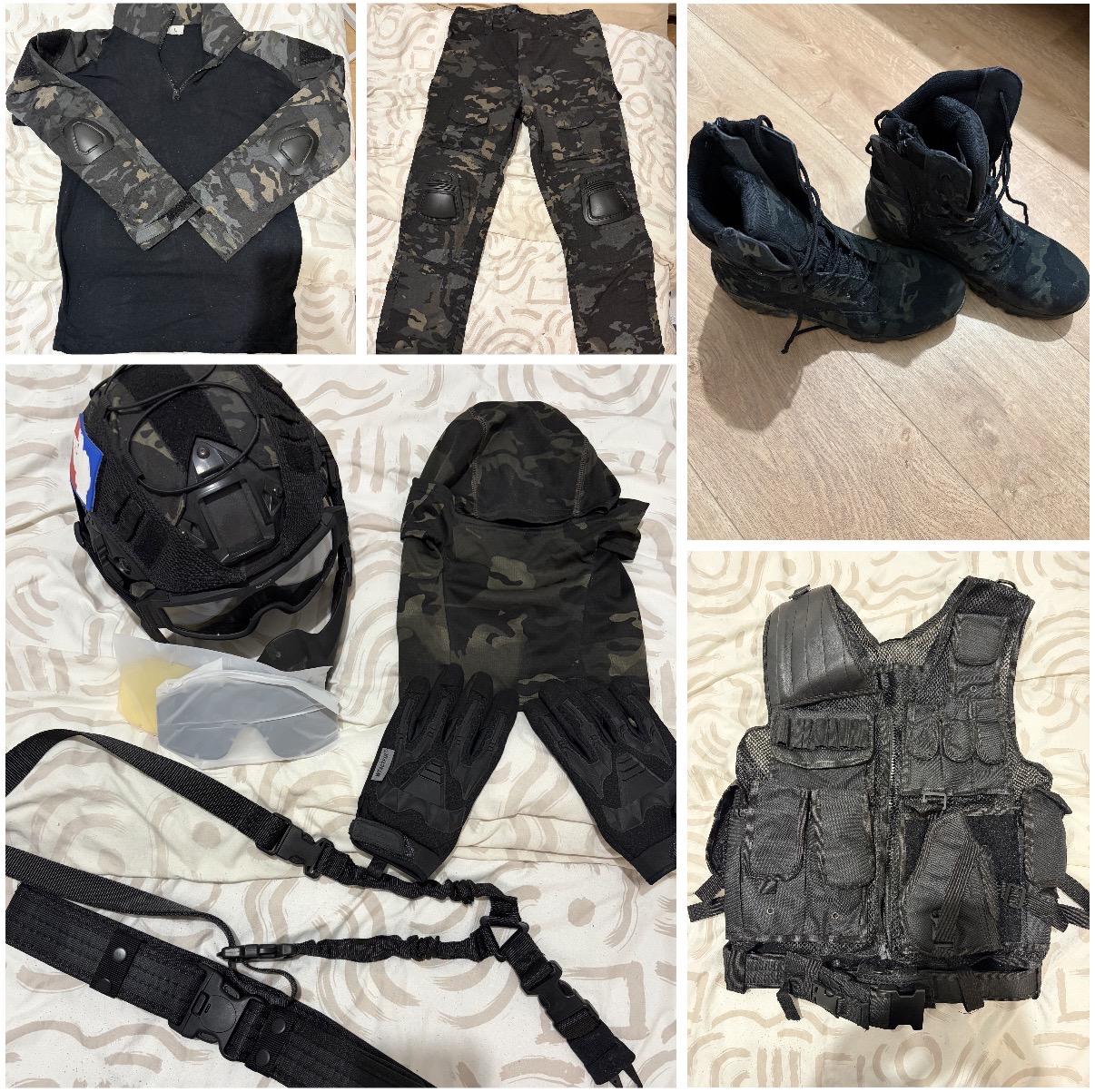 FN P90 avec accessoires et tenue
