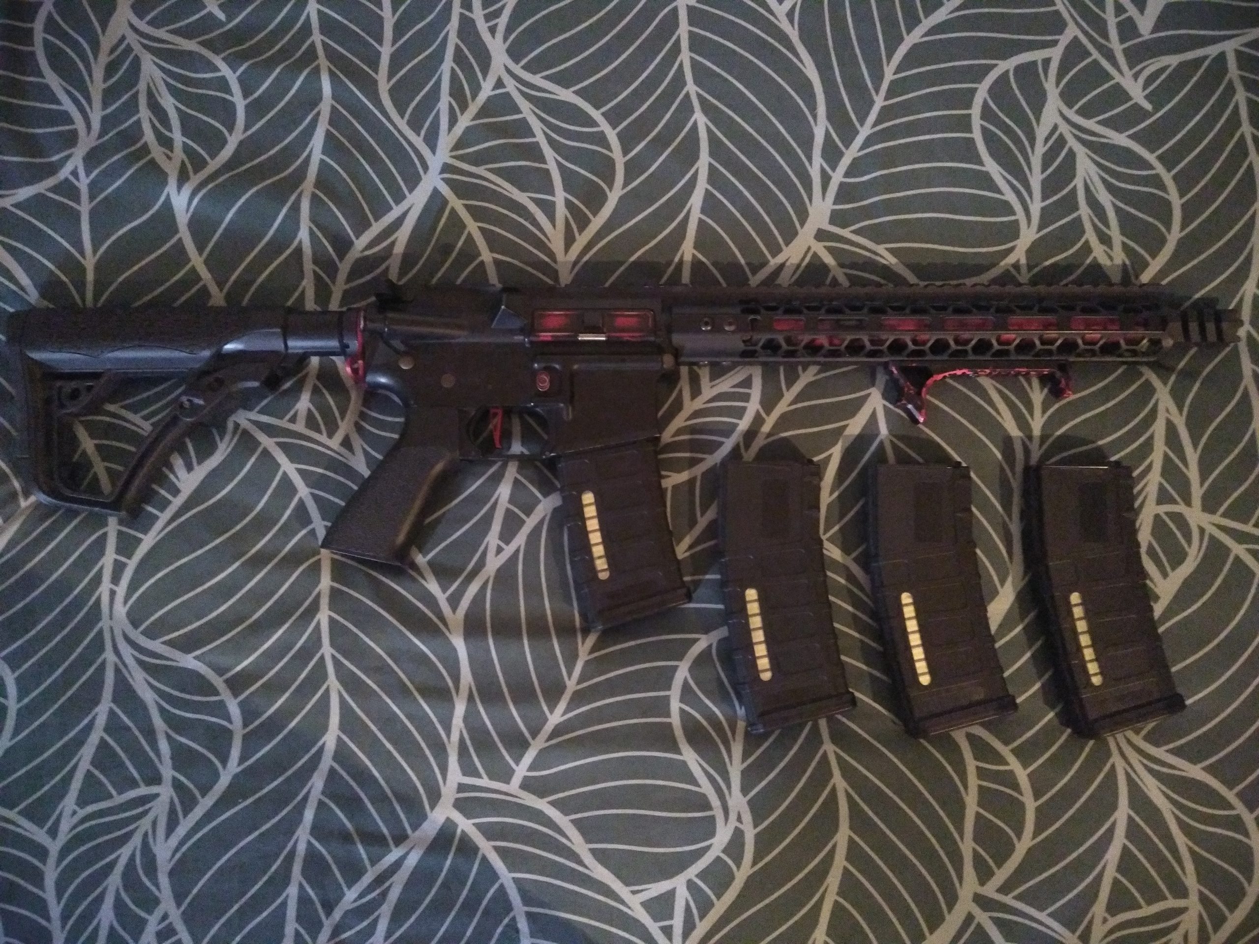 M4 Custom red Hornett