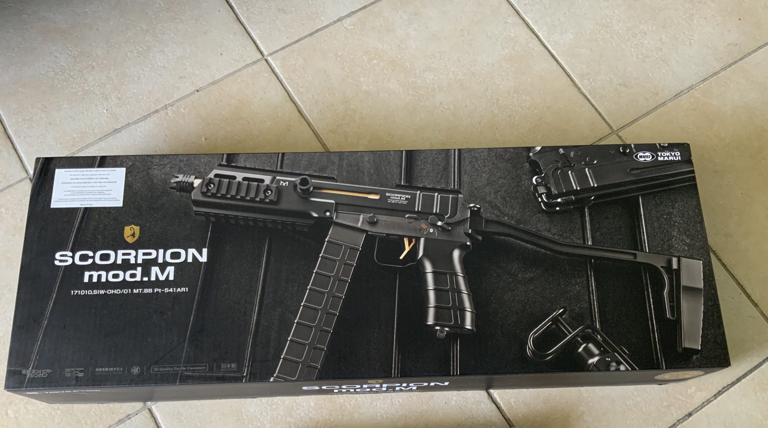 Scorpion model M Tokyo Marui AEP ( gun, pistolet mitraillette  auto )