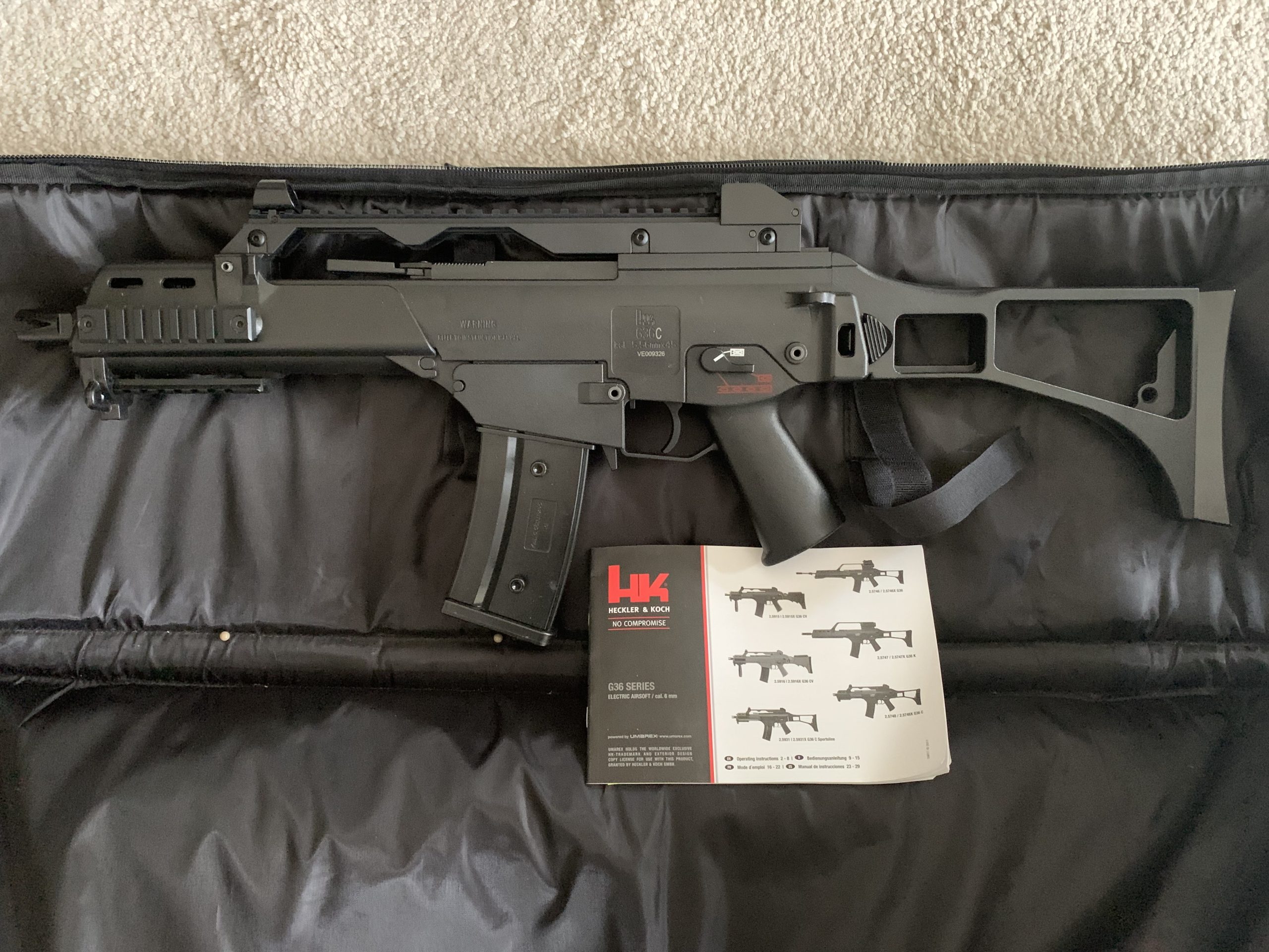 Pack HK G36C Umarex + Accessoires Swiss Arms & Billes Bio