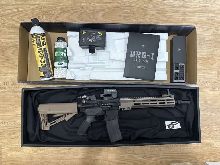Tokyo Marui URG-I MK16 11.5” MWS GBBR + LCO + Accessoires