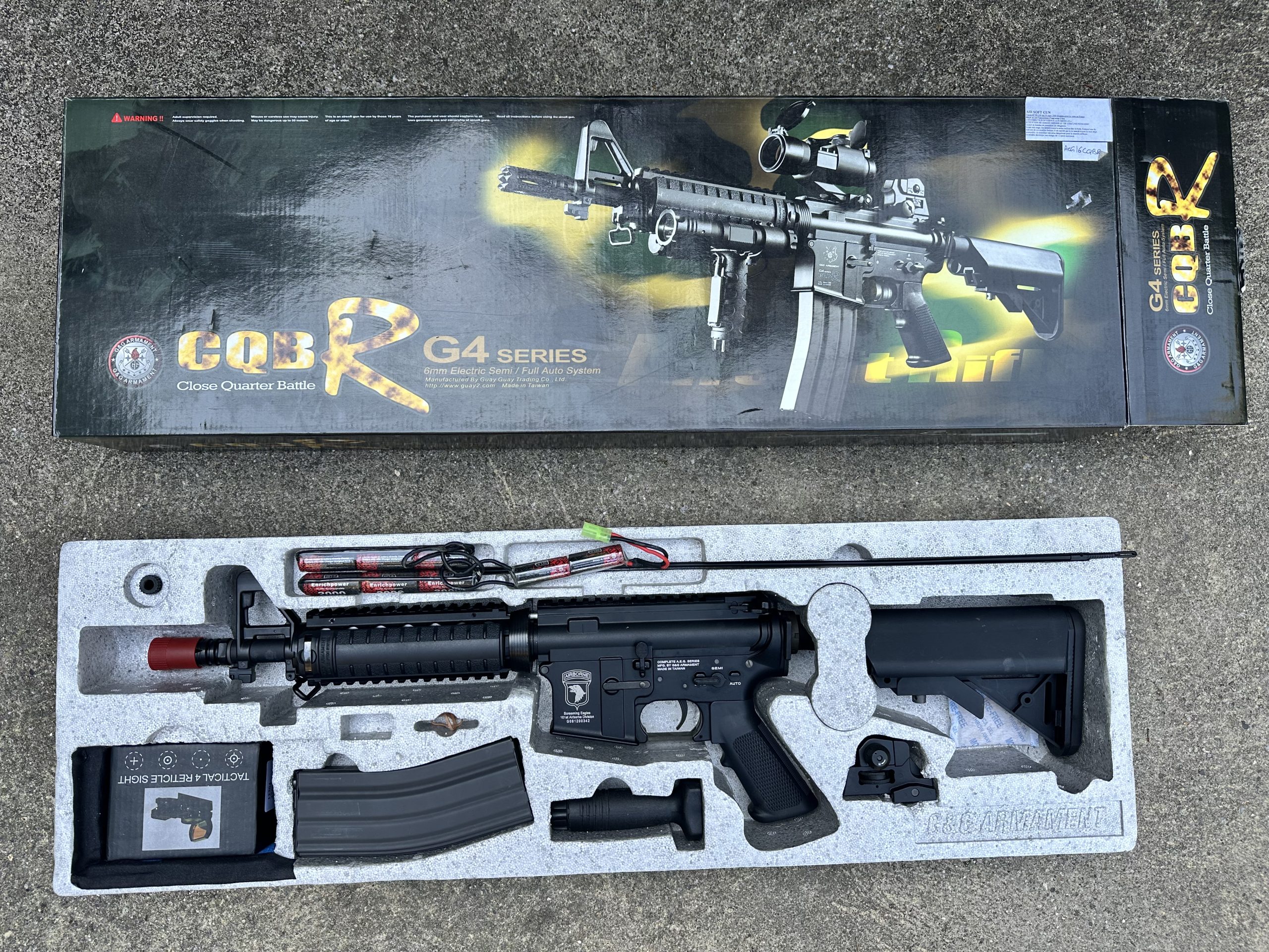 AEG16 CQBR marque G&G G4 series