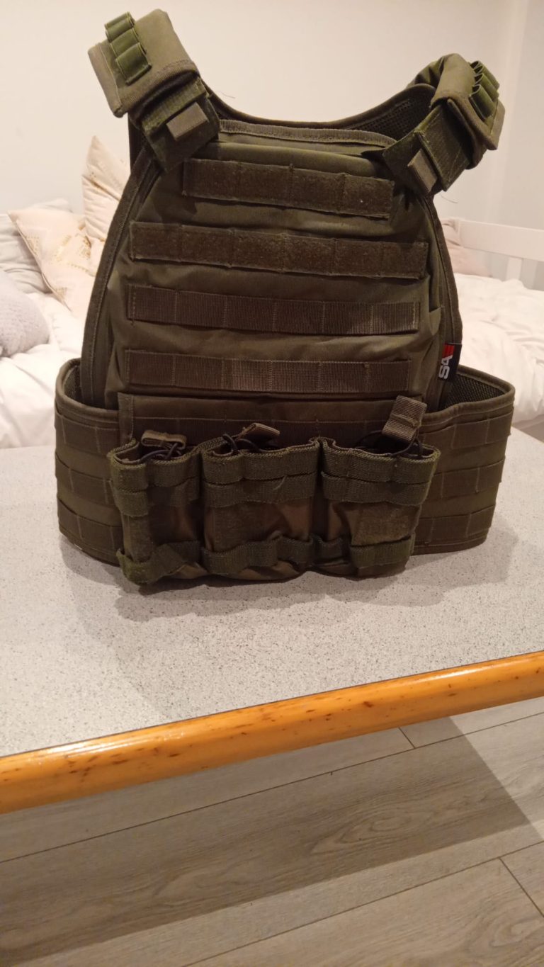 Veste Gilet Tactique Lourd Ciras Molle Swiss Arms – Olive