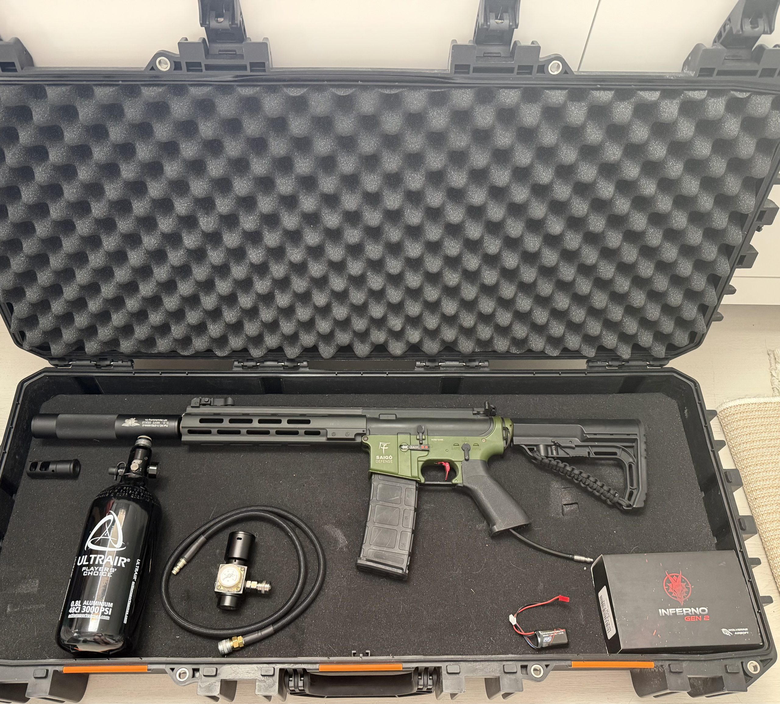 Réplique SAIGO HPA WOLVERINE INFERNO GEN2