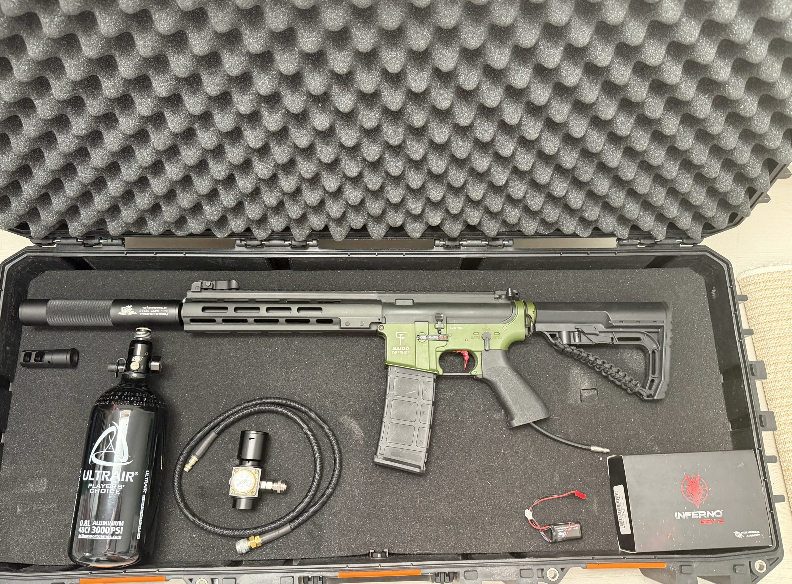 Réplique SAIGO HPA WOLVERINE INFERNO GEN2