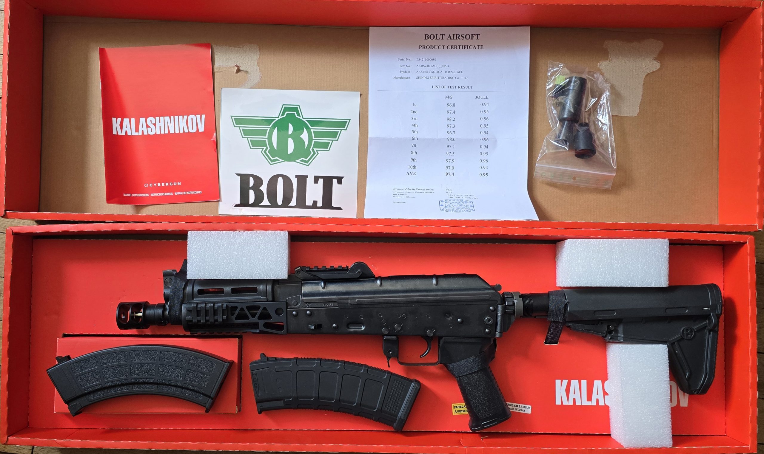 AKS74U Tactical BRSS BOLT