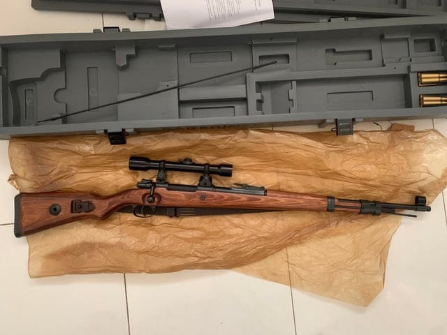 Kar98k Bois & Acier + Lunette ZF-39 (Ares)