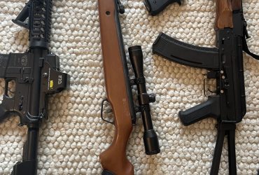 Carabine à plomb / full métal et bois 20J