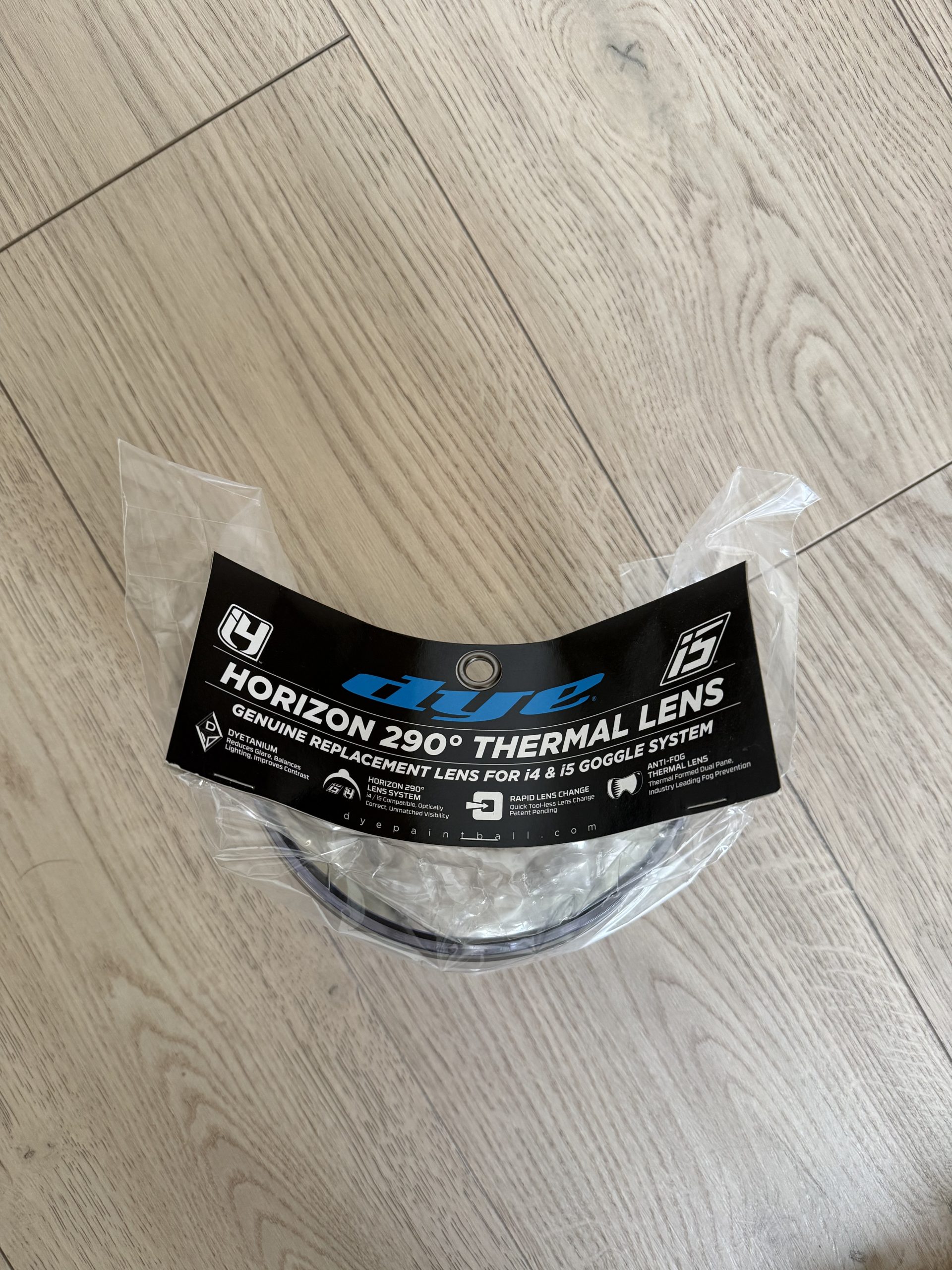 Visière DYE i5 / i4 transparente