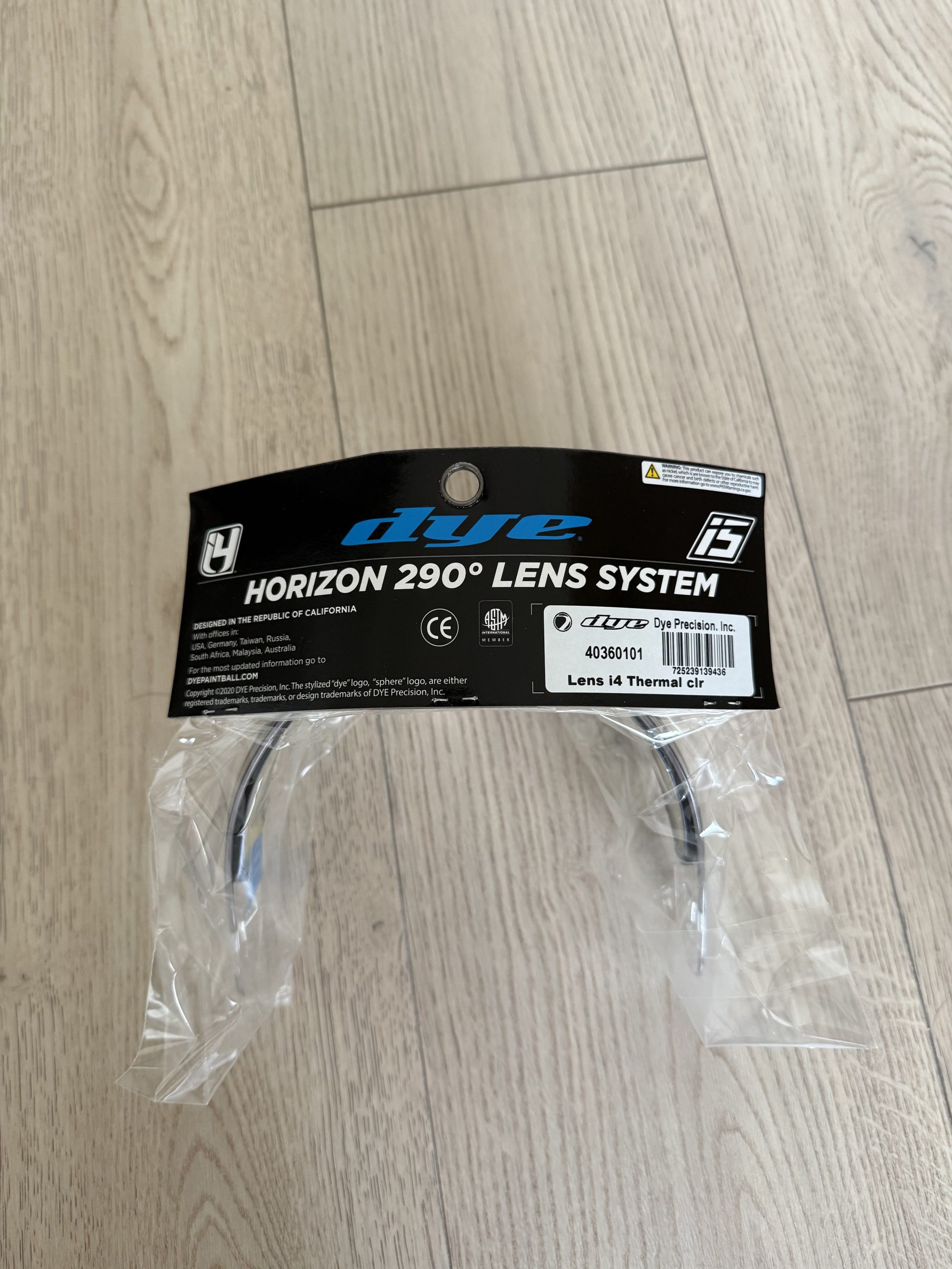 Visière DYE i5 / i4 transparente