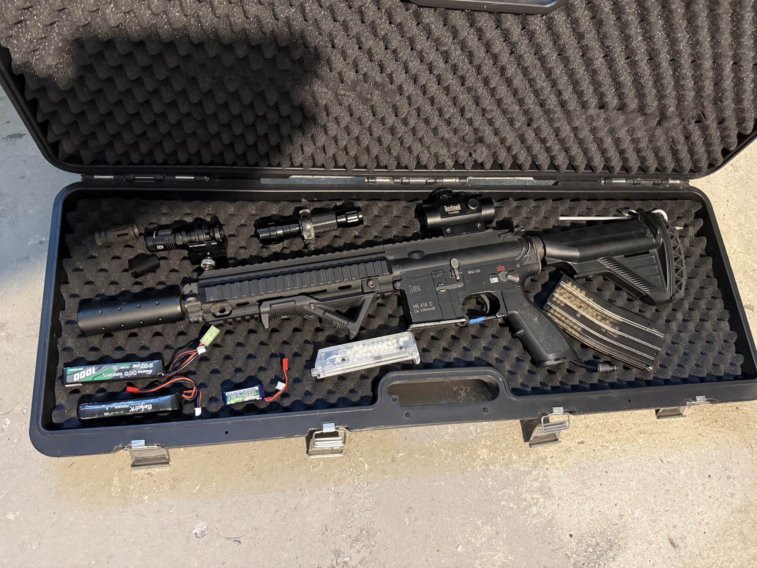 HK416 HPA PolarStar + Équipement