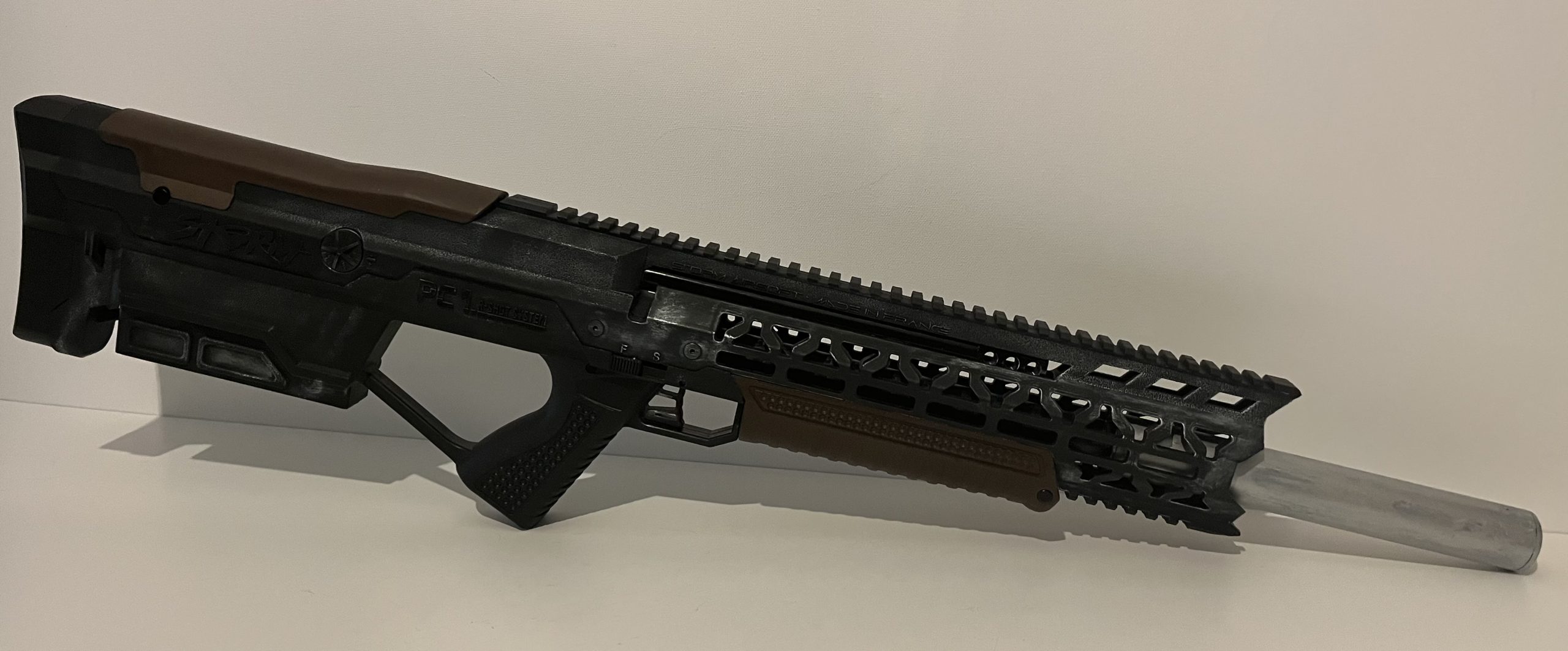 Réplique PC1 R-Shot Short Noir Storm Airsoft Custom