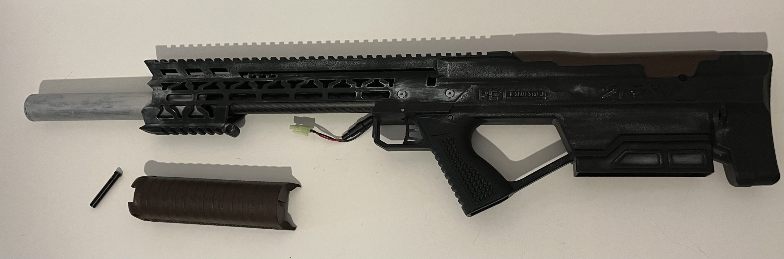 Réplique PC1 R-Shot Short Noir Storm Airsoft Custom
