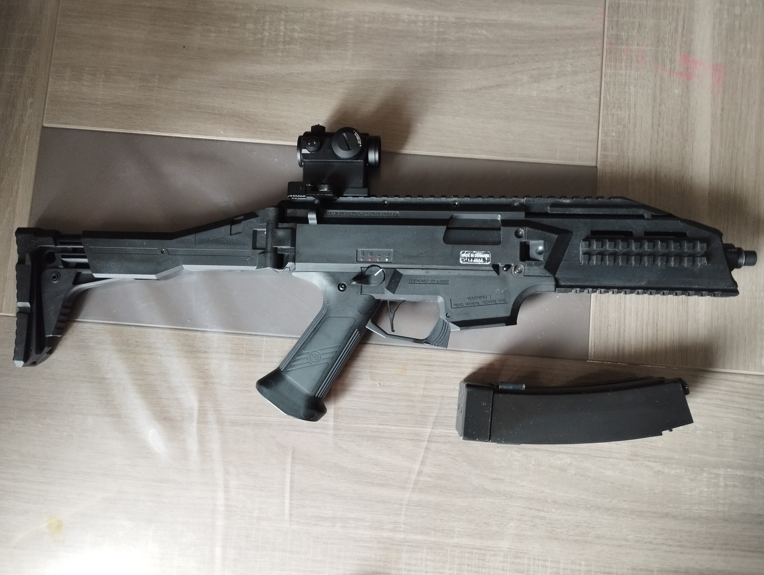 SCORPION EVO 3 A1 upgrade Leviathan ; hop up Maxx + matos + AAP01 + red dot