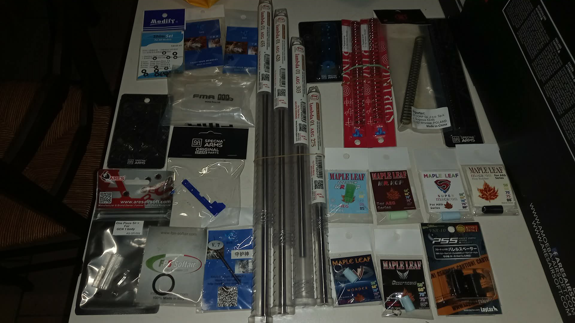 Gros Lot de Canon 6.01, Piéces d'Upgrade & Joint Hopup ect…