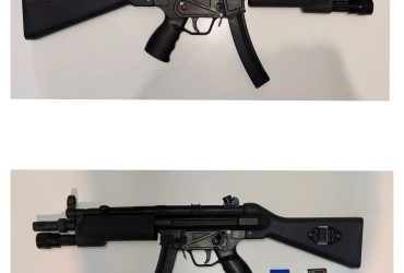 MP5 AEG airsoft + chargeurs King Arms + housse + accessoires – À réparer