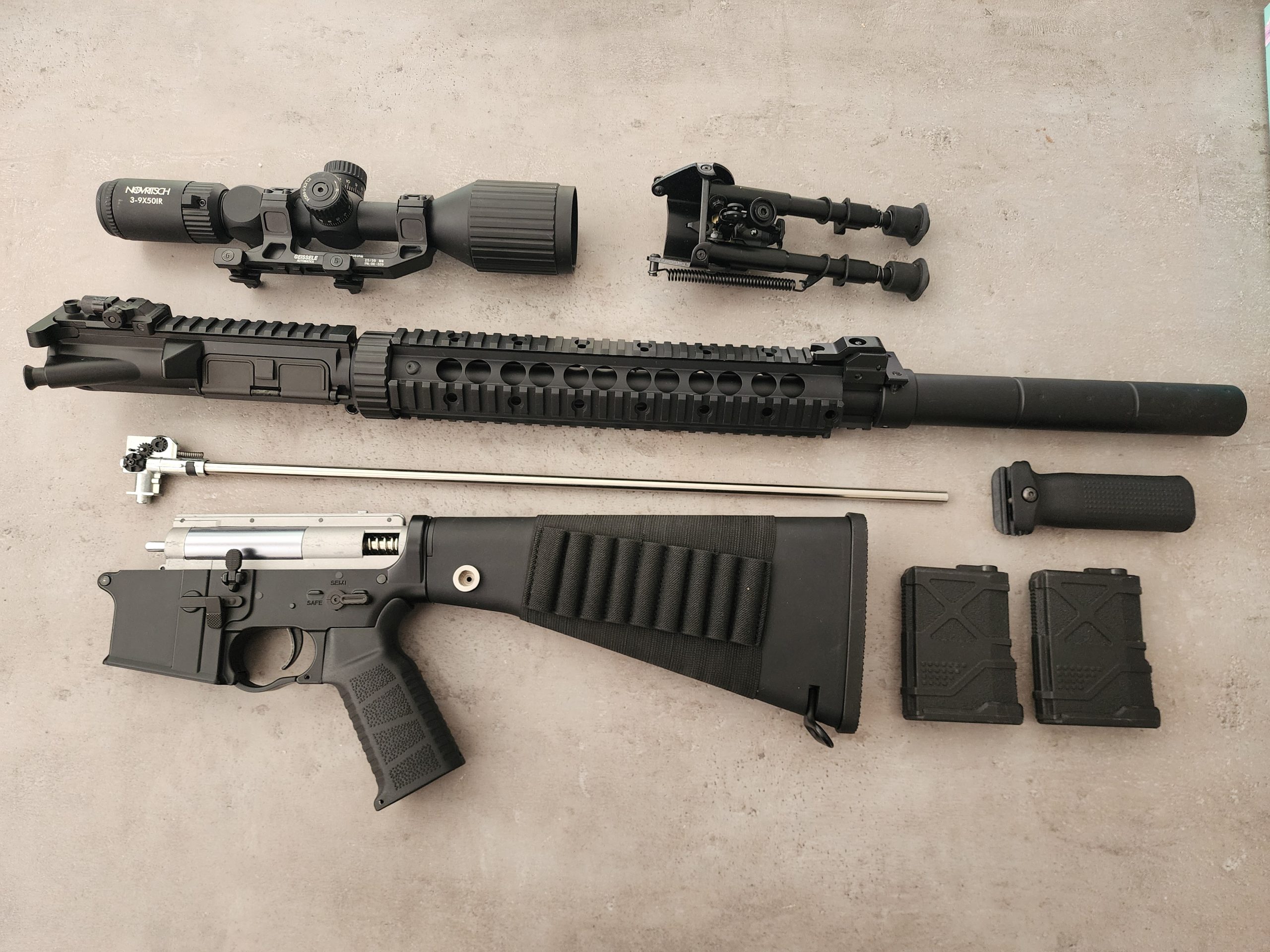Vend M4 DMR MK12 AEG UPGRADE