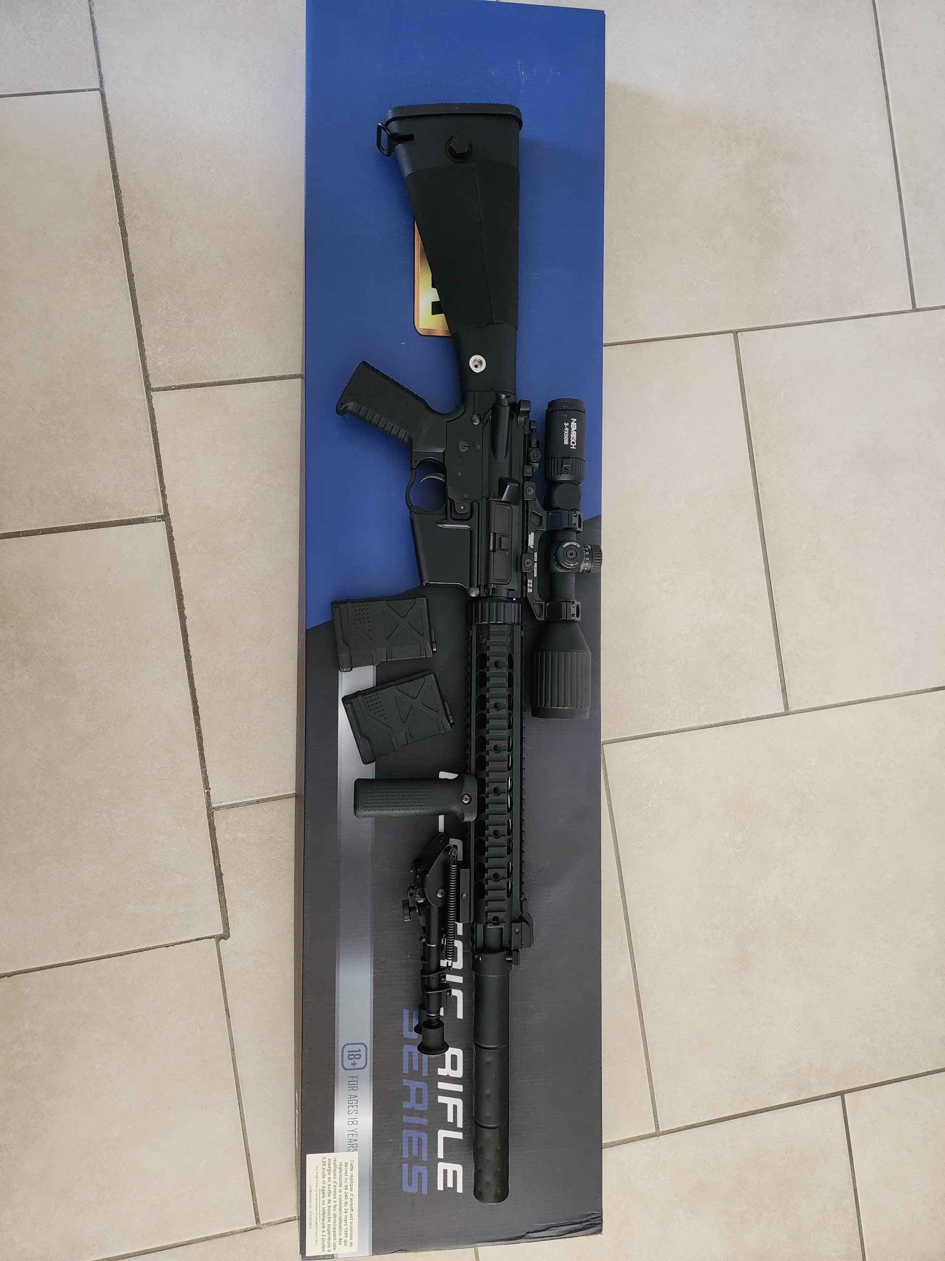 Vend M4 DMR MK12 AEG UPGRADE