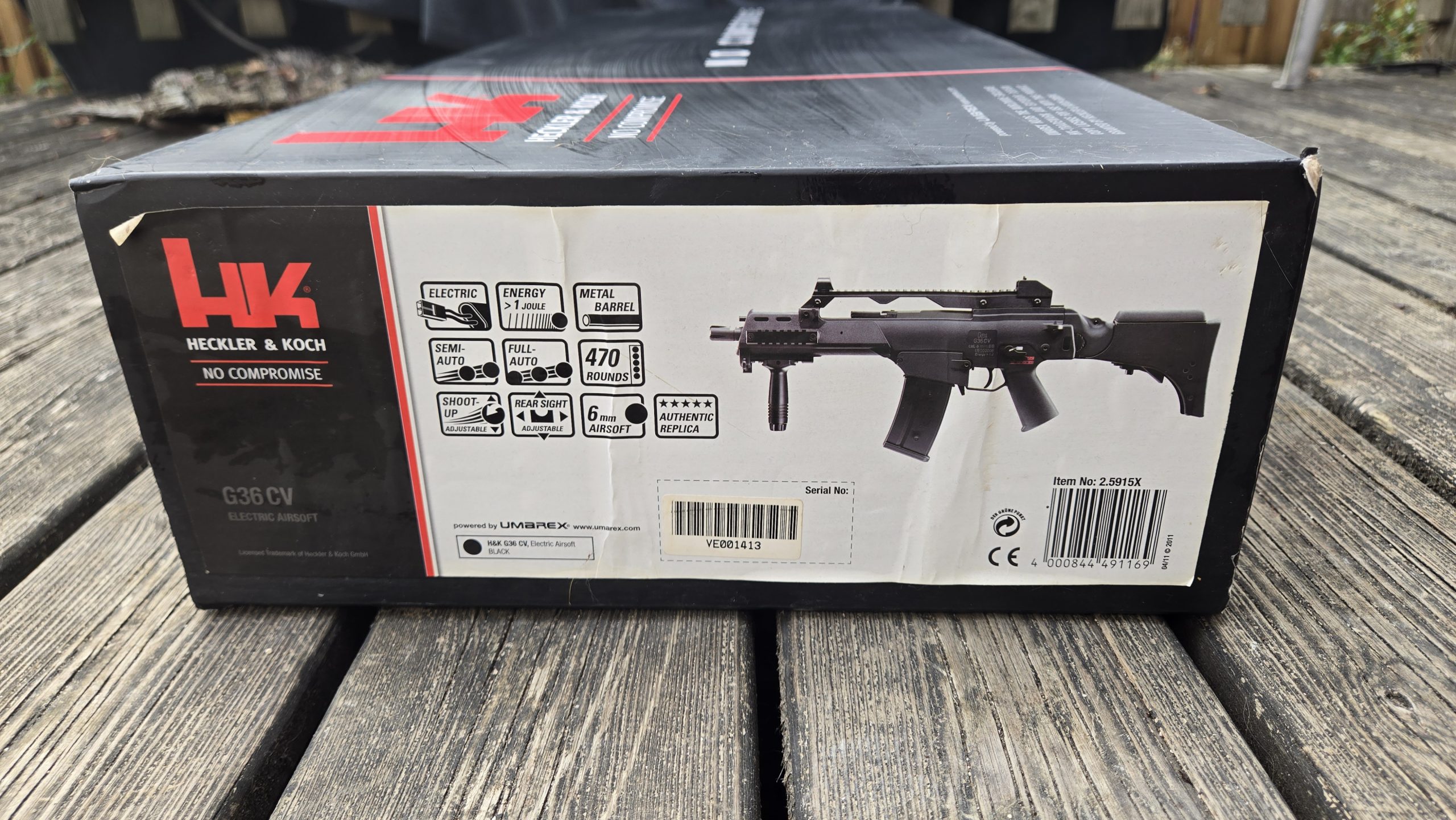 Pack Airsoft complet – H&K G36C Umarex + Point Rouge UTG + Accessoires