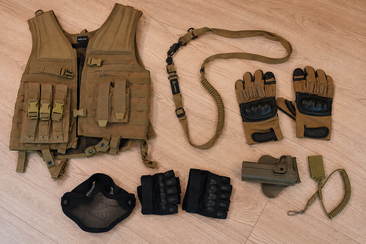Équipements et vêtements airsoft – vente à l’unité ou en lot